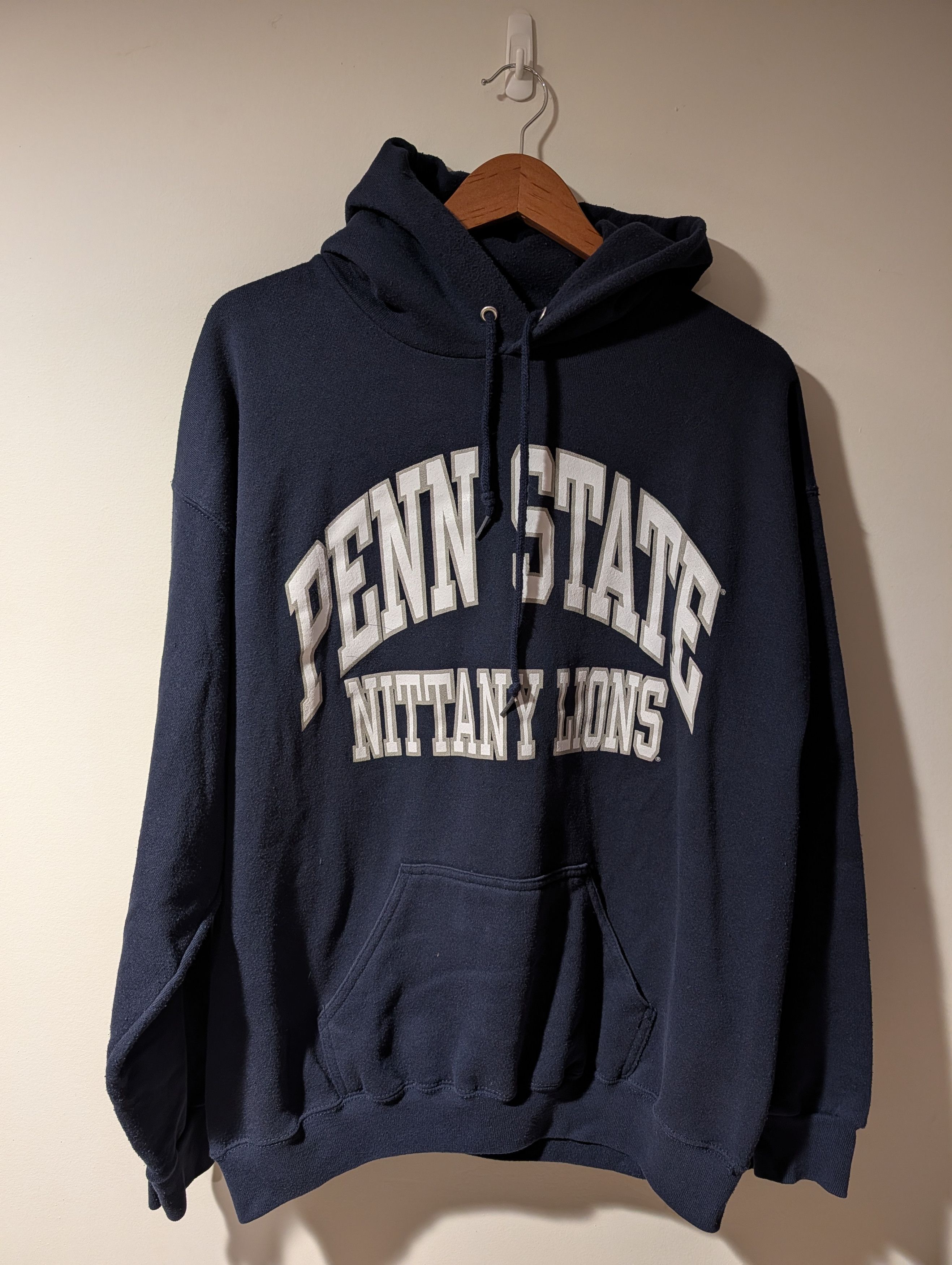 NCAA Vtg 90s Penn State Nittany Lions TNT Hoodie Sweatshirt Size US XL / EU 56 / 4 - 1 Thumbnail