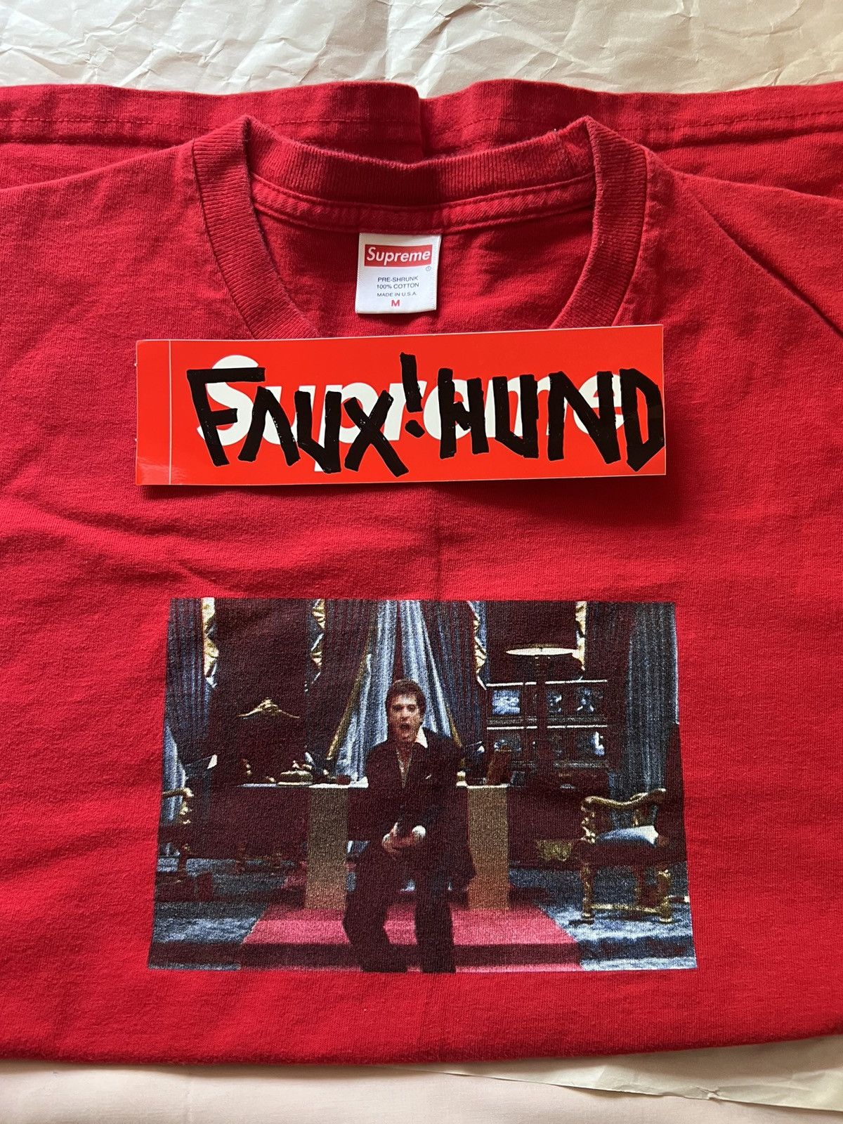 Supreme Supreme X Scarface friend tee Size US M / EU 48-50 / 2 - 1 Thumbnail
