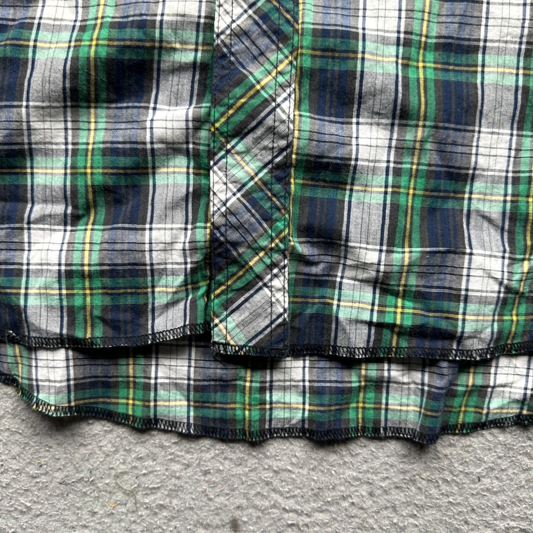 Wrangler Wrangler Shirt Plaid Green Pearl Snap X-Long Tail 16.5 34 Large Mens Green Pockets VINTAGE? Size US S / EU 44-46 / 1 - 7 Thumbnail