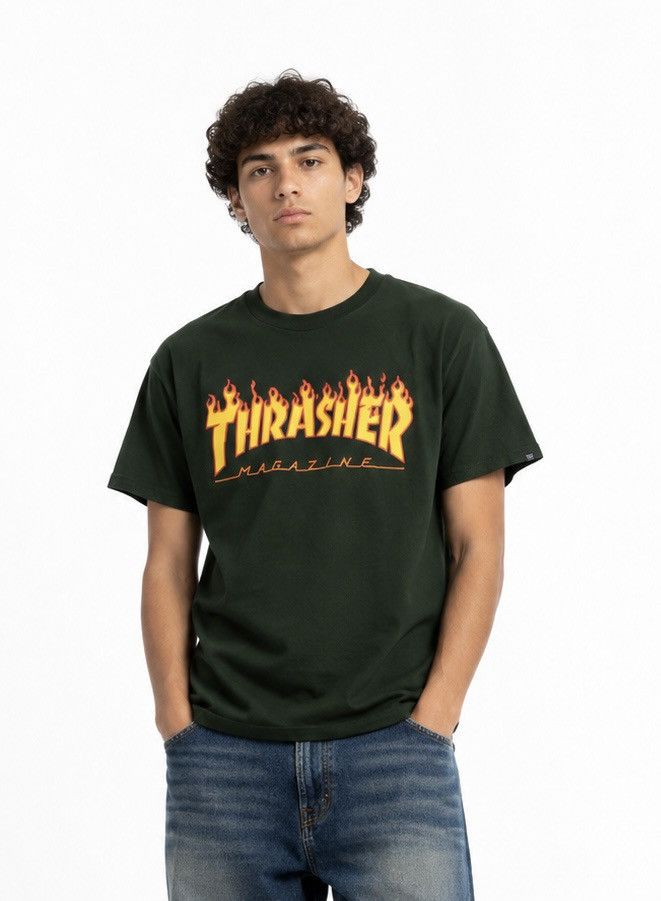 Thrasher Thrasher Magazine Big Logo T-Shirt Size S Green Size US S / EU 44-46 / 1 - 1 Thumbnail