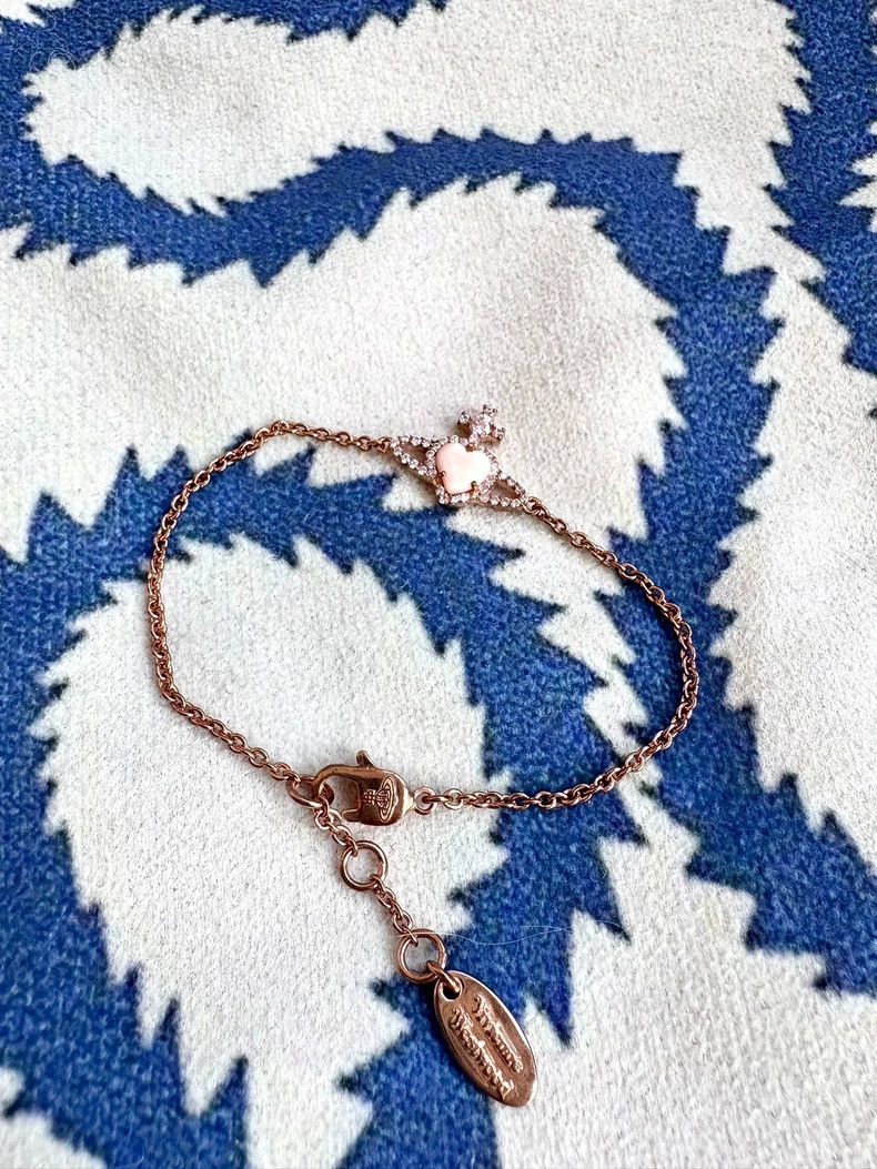 Vivienne Westwood Vivienne Westwood Mid-old pink love bracelet Size ONE SIZE - 1 Thumbnail