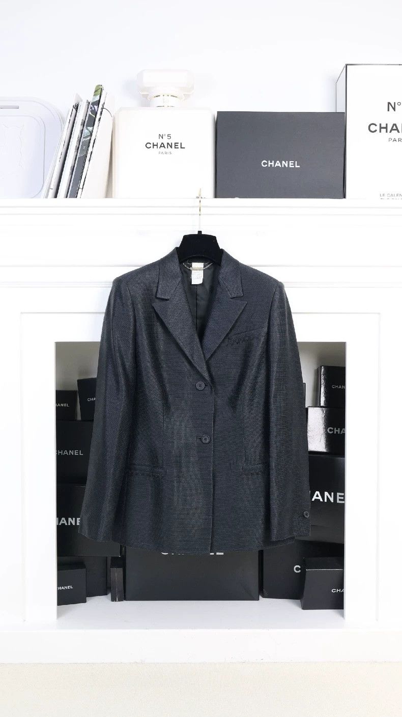 Versace Versace Linen two-pocket suit skirt set Size S / US 4 / IT 40 - 2 Thumbnail