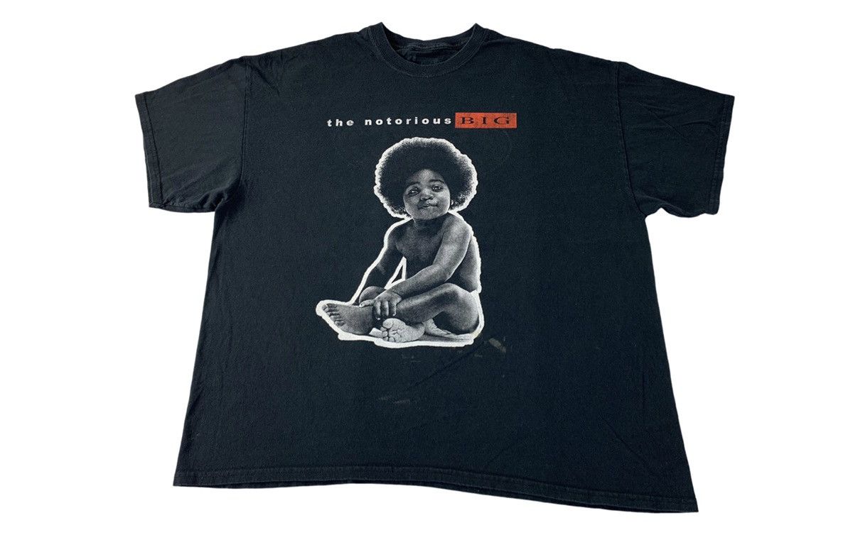Rap Tees The Notorious BIG Biggie Small Rapper Black Baby Tee Size US XXL / EU 58 / 5 - 1 Thumbnail