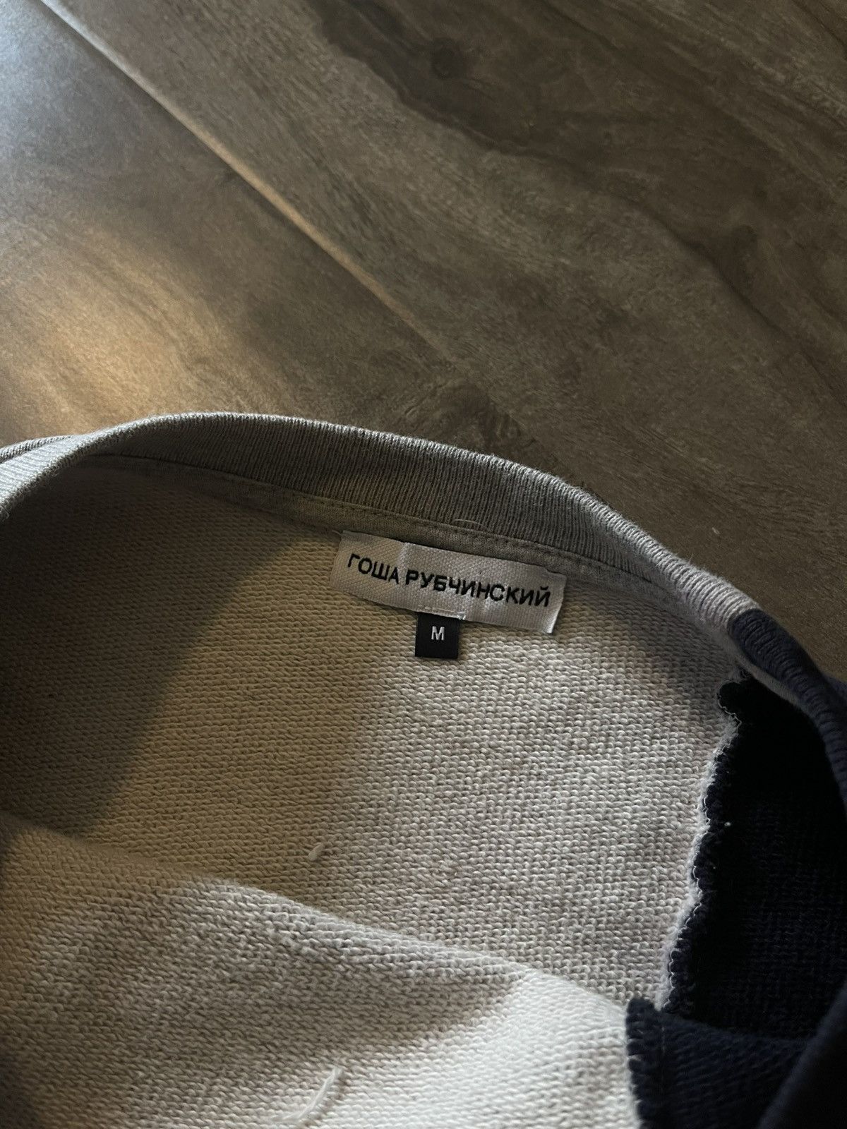 Gosha Rubchinskiy Gosha Rubchinskiy Combo Logo Sweatshirt Size US M / EU 48-50 / 2 - 2 Thumbnail
