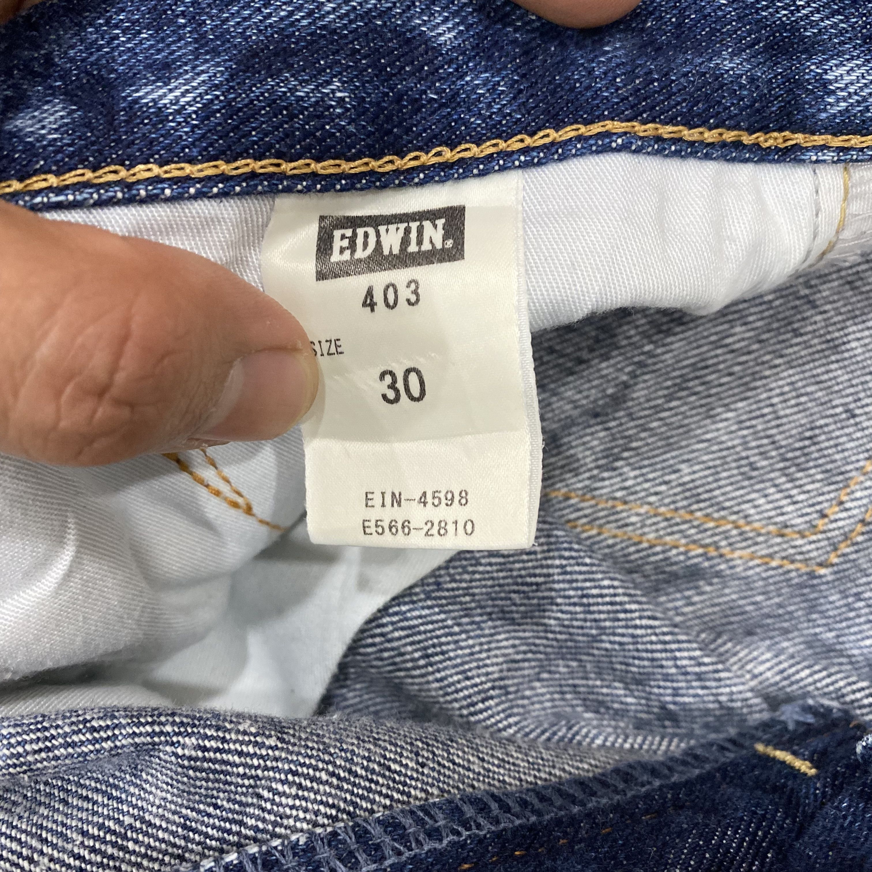 Edwin Vintage Edwin 403 Stone Wash Jeans Denim Size US 30 / EU 46 - 7 Thumbnail