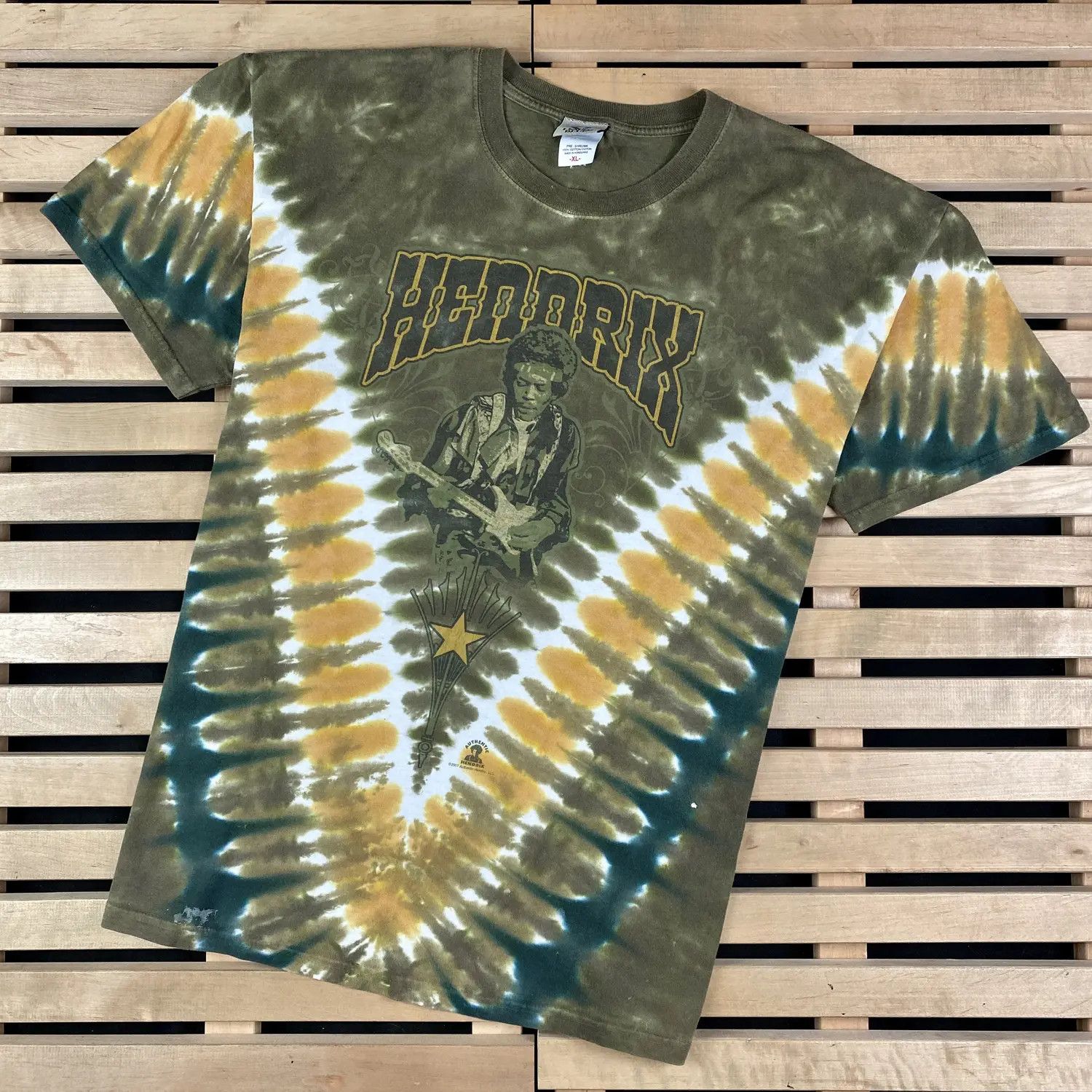 Band Tees × Jimi Hendrix × Vintage Mens T-Shirt Jimi Hendrix 2007 Rare Size XL Size US XL / EU 56 / 4 - 1 Thumbnail