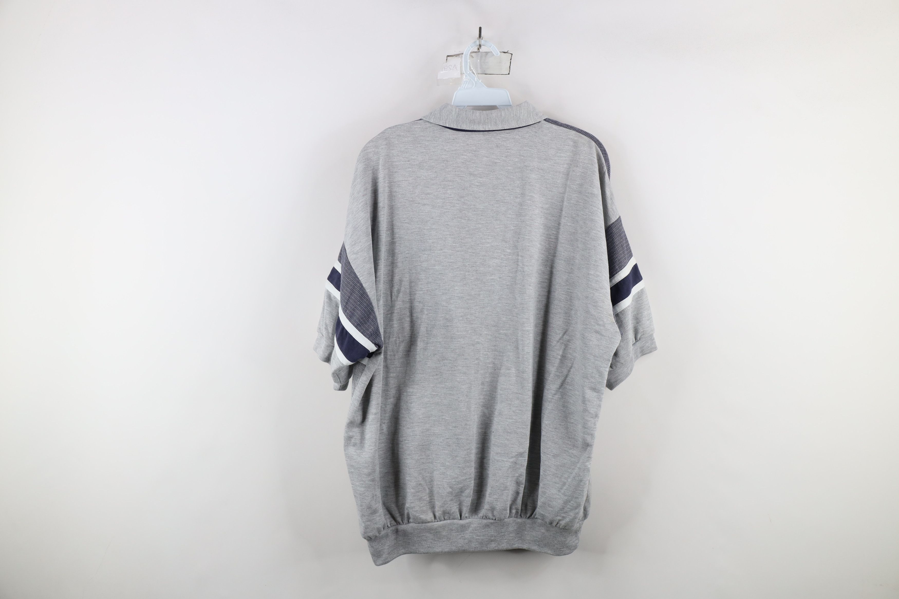 Vintage Vintage 90s Streetwear Striped Pullover Polo Shirt Mafia Size US L / EU 52-54 / 3 - 9 Thumbnail