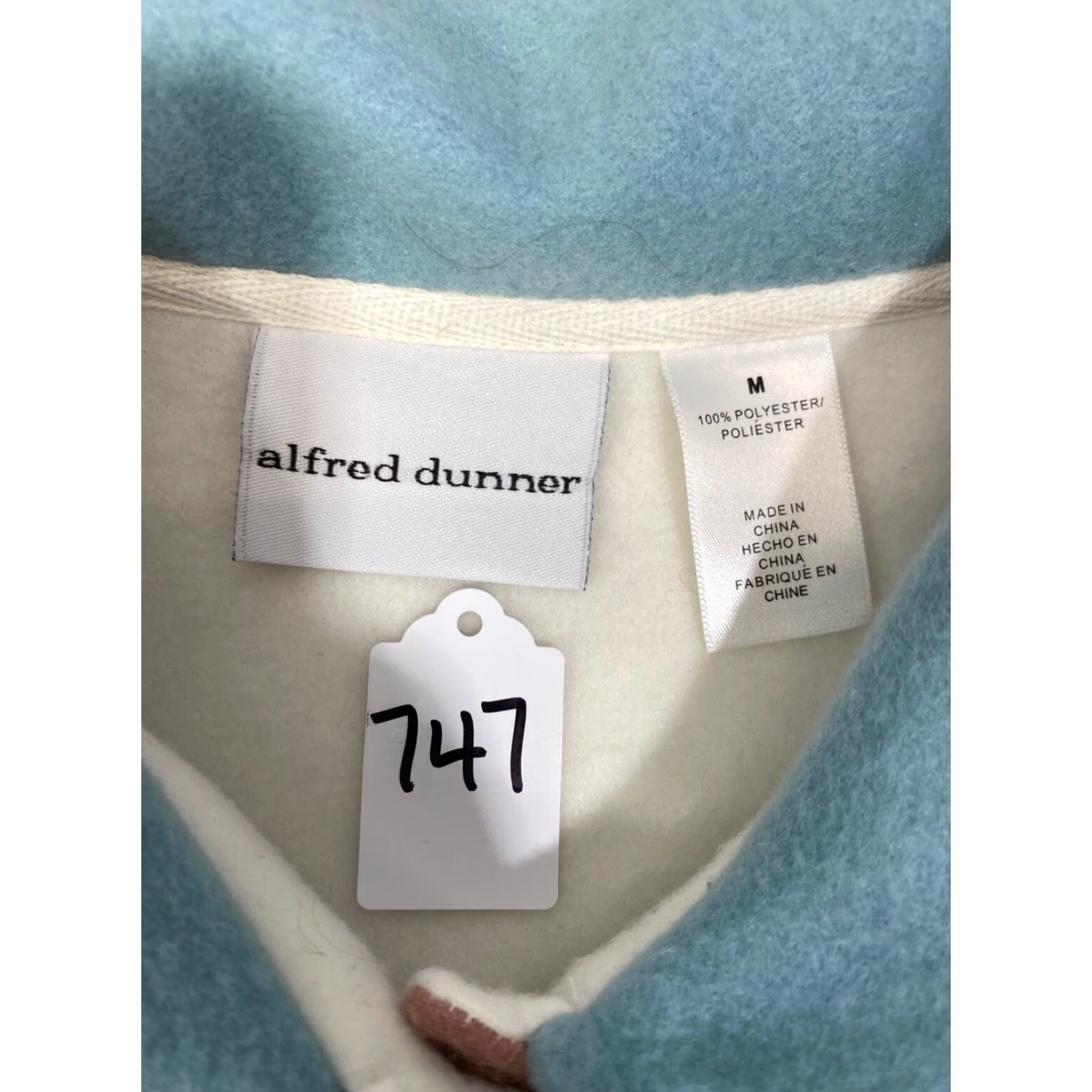Vintage VINTAGE Alfred Dunner Button Up Fleece Jacket Long Sleeve Womens Size Medium #747 Size M / US 6-8 / IT 42-44 - 3 Thumbnail