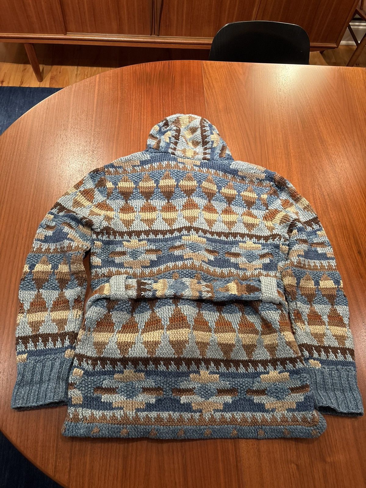 RRL Ralph Lauren RRL DOUBLE RL RALPH LAUREN HAND KNIT RANCH CARDIGAN SMALL Size US S / EU 44-46 / 1 - 5 Thumbnail