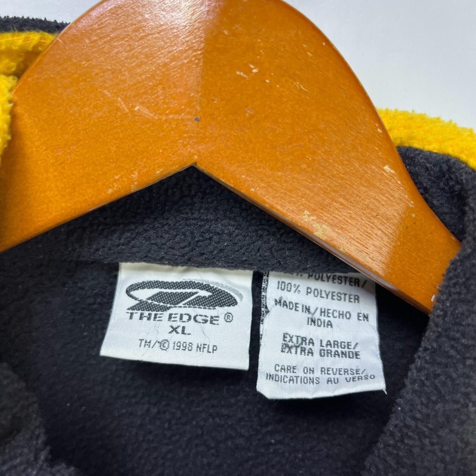 Other Vintage Pittsburgh Steelers Sweater Fleece Quarter Zip XL Size ONE SIZE - 5 Thumbnail