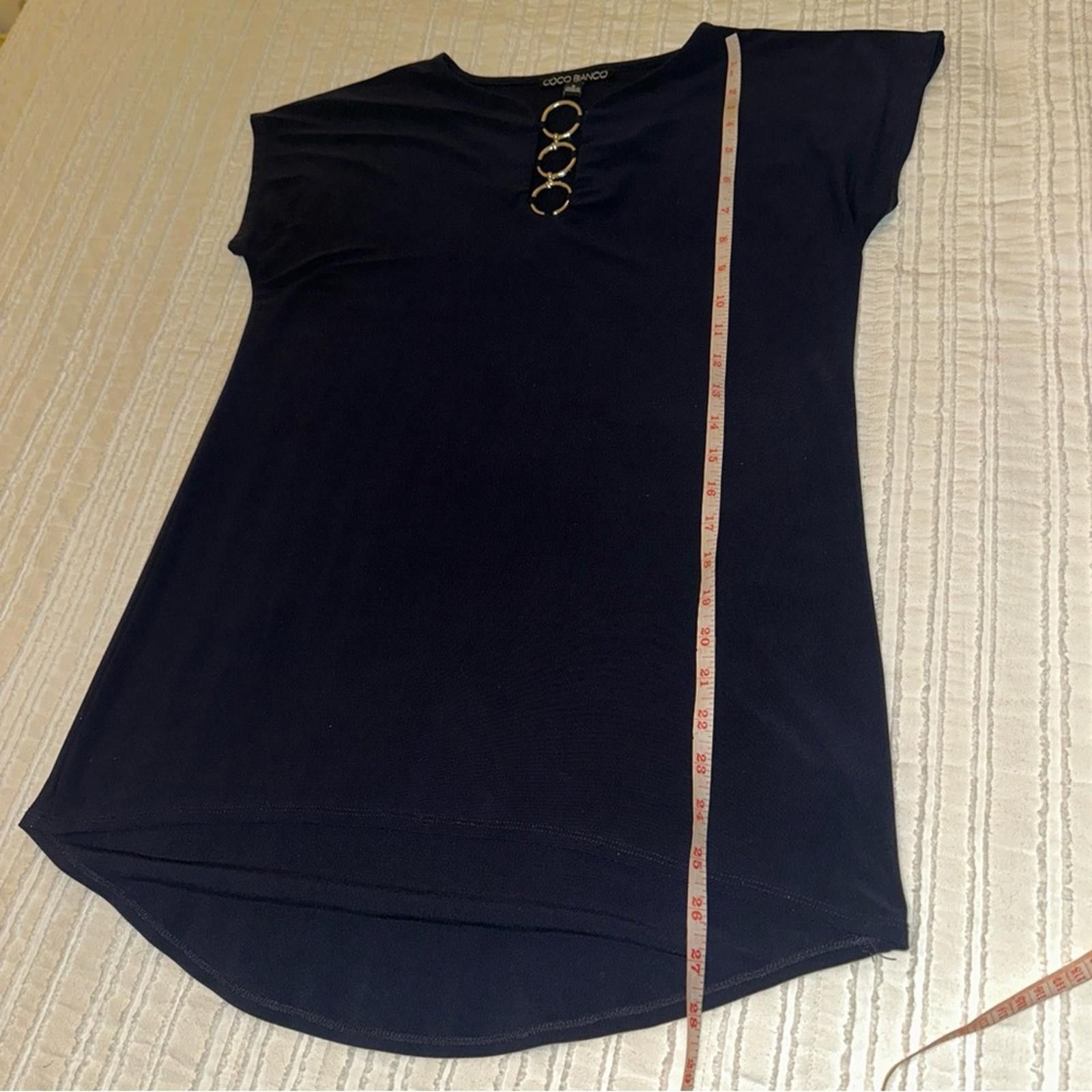 Other Vintage Coco Bianco Small Top Black Top Slinky Y2K Size S / US 4 / IT 40 - 6 Thumbnail