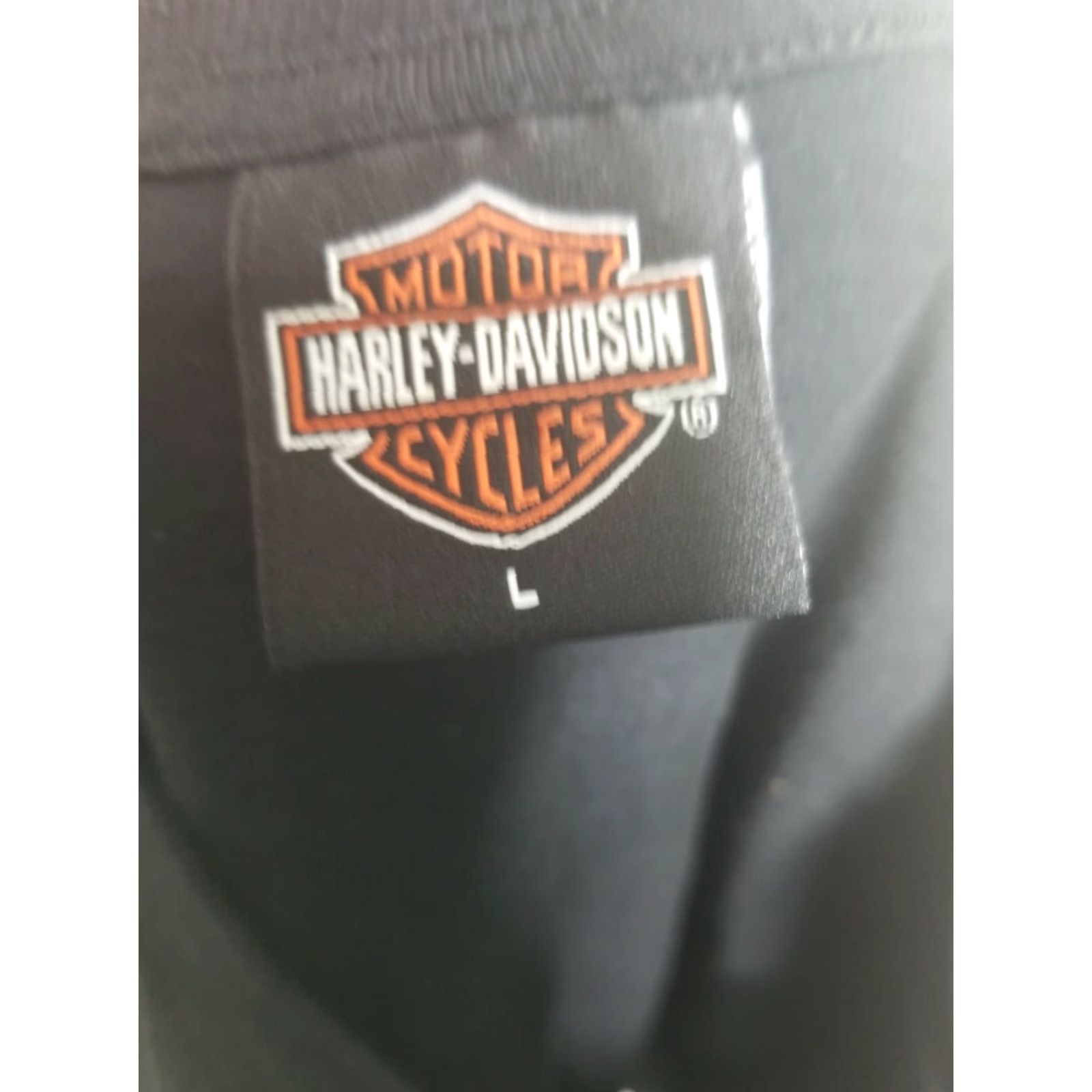 Harley Davidson VINTAGE Harley-Davidson T-Shirt American Eagle Black Mens L Patriotic Double-Sided Limited Edition Size US L / EU 52-54 / 3 - 4 Thumbnail