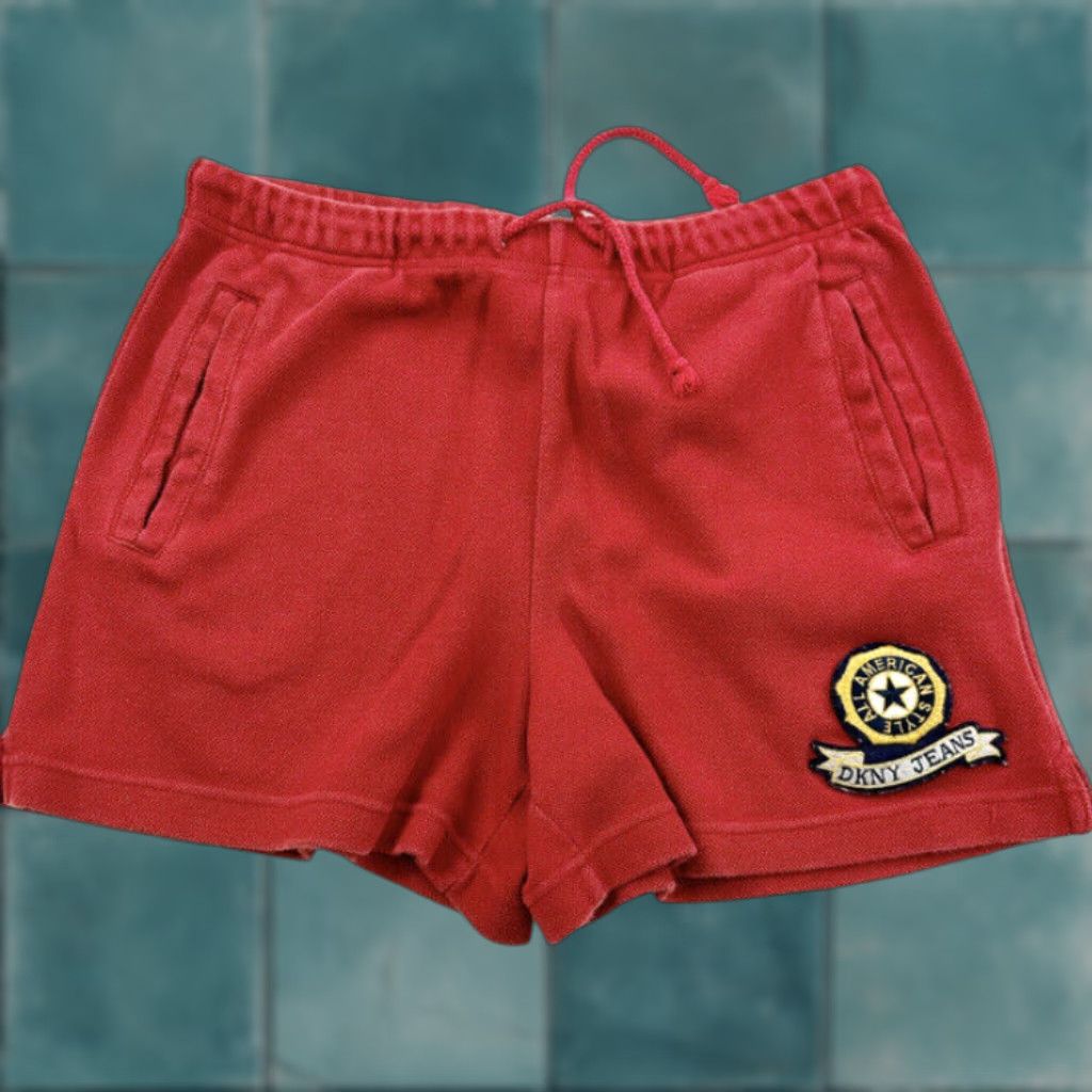 DKNY DKNY Athletic Shorts Women’s S Red Athletic Activewear P Petite Womens Red DKNY Shorts Size 28" / US 6 / IT 42 - 1 Thumbnail
