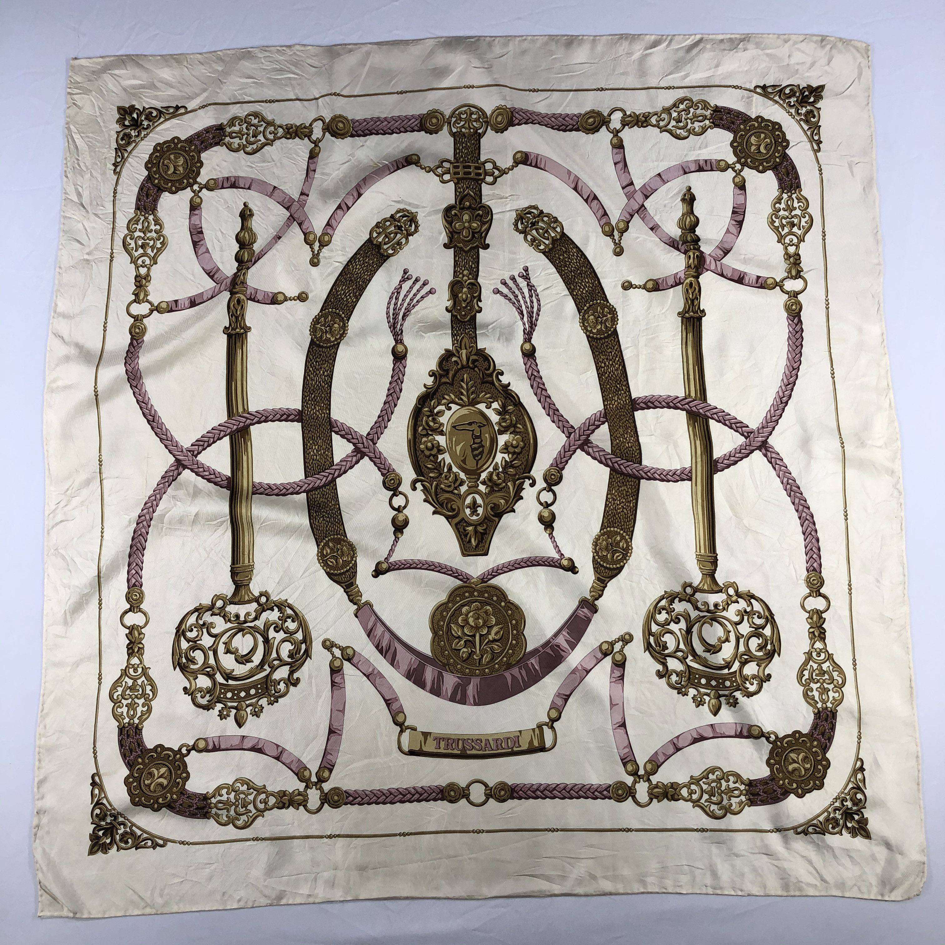 Trussardi Vintage Trussardi Silk Scarf Size ONE SIZE - 2 Thumbnail