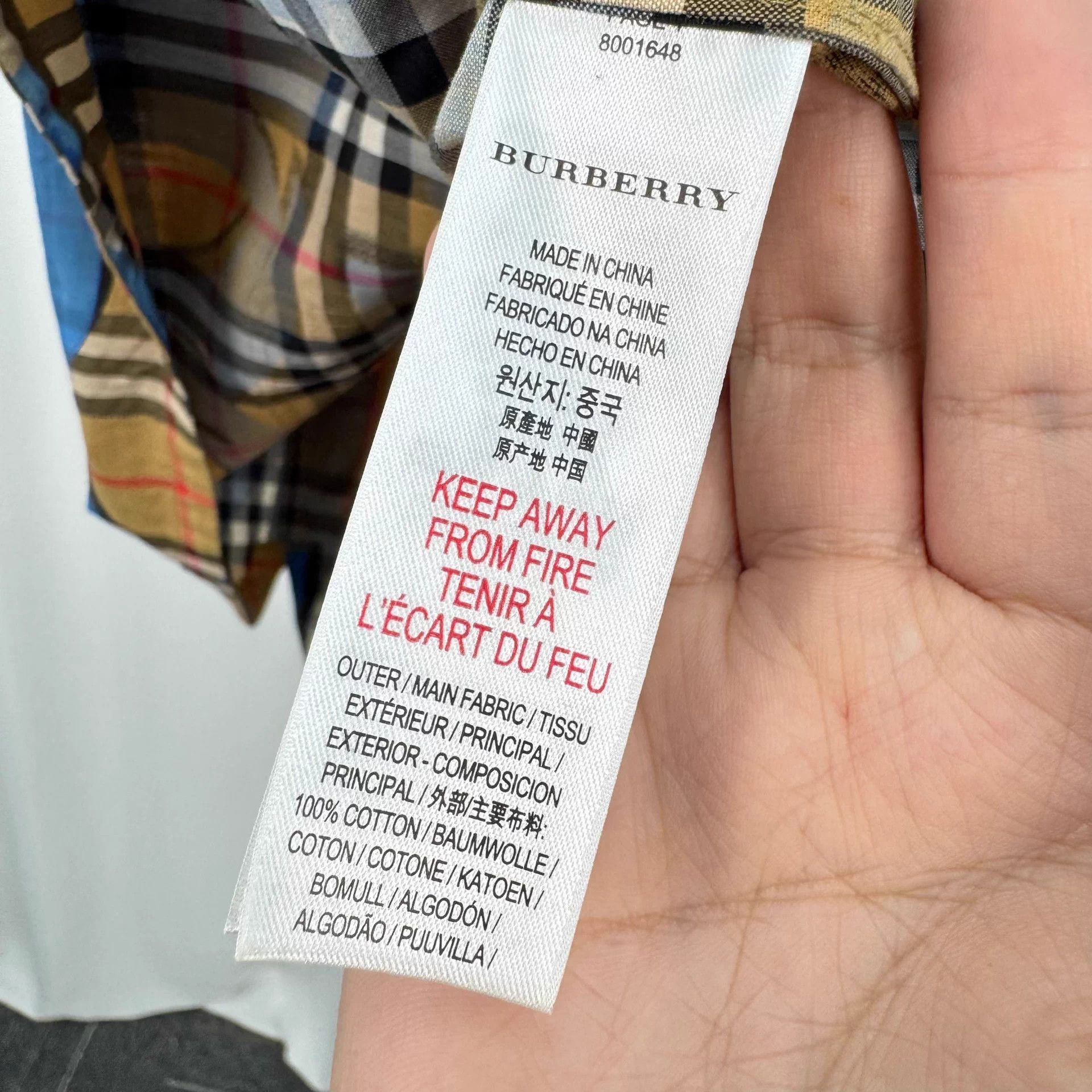 Burberry Burberry Blue Graffiti Check Shirt Dress 12Y 99 New Size XXS / US 00 / IT 34 - 6 Thumbnail
