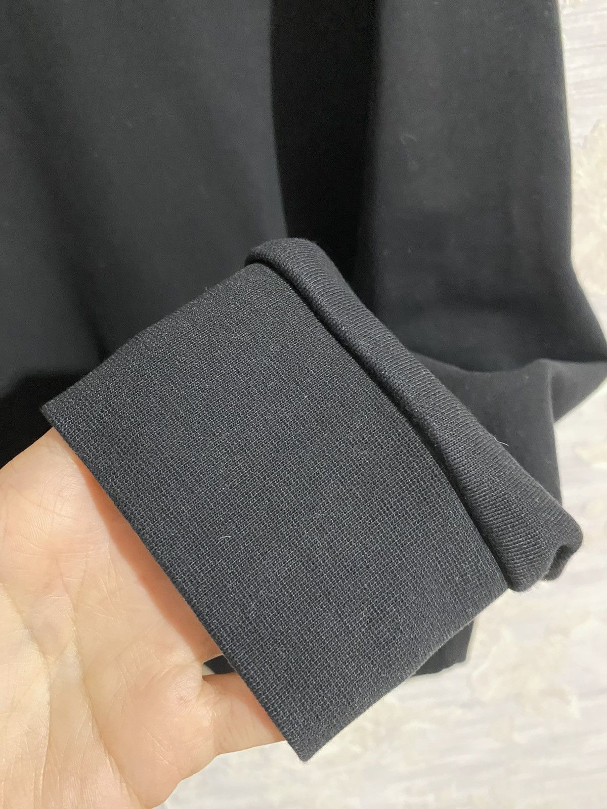 Moncler Black Sweatshirt Big Logo Size X-large