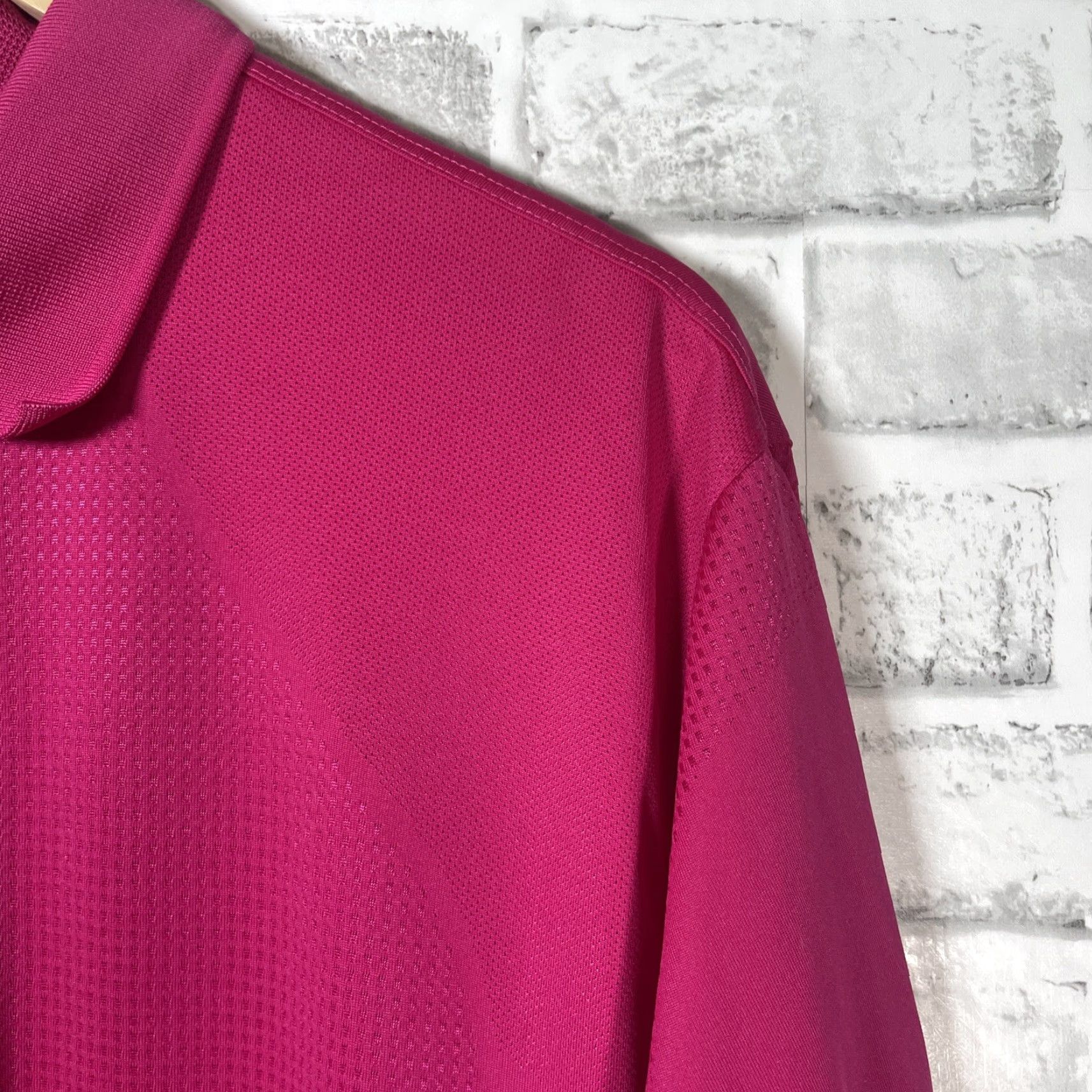 Nike Nike Golf Dri-Fit Magenta Golf Polo Mens XL Size Polo Magenta Nike Golf Mens XL Size US XL / EU 56 / 4 - 2 Thumbnail