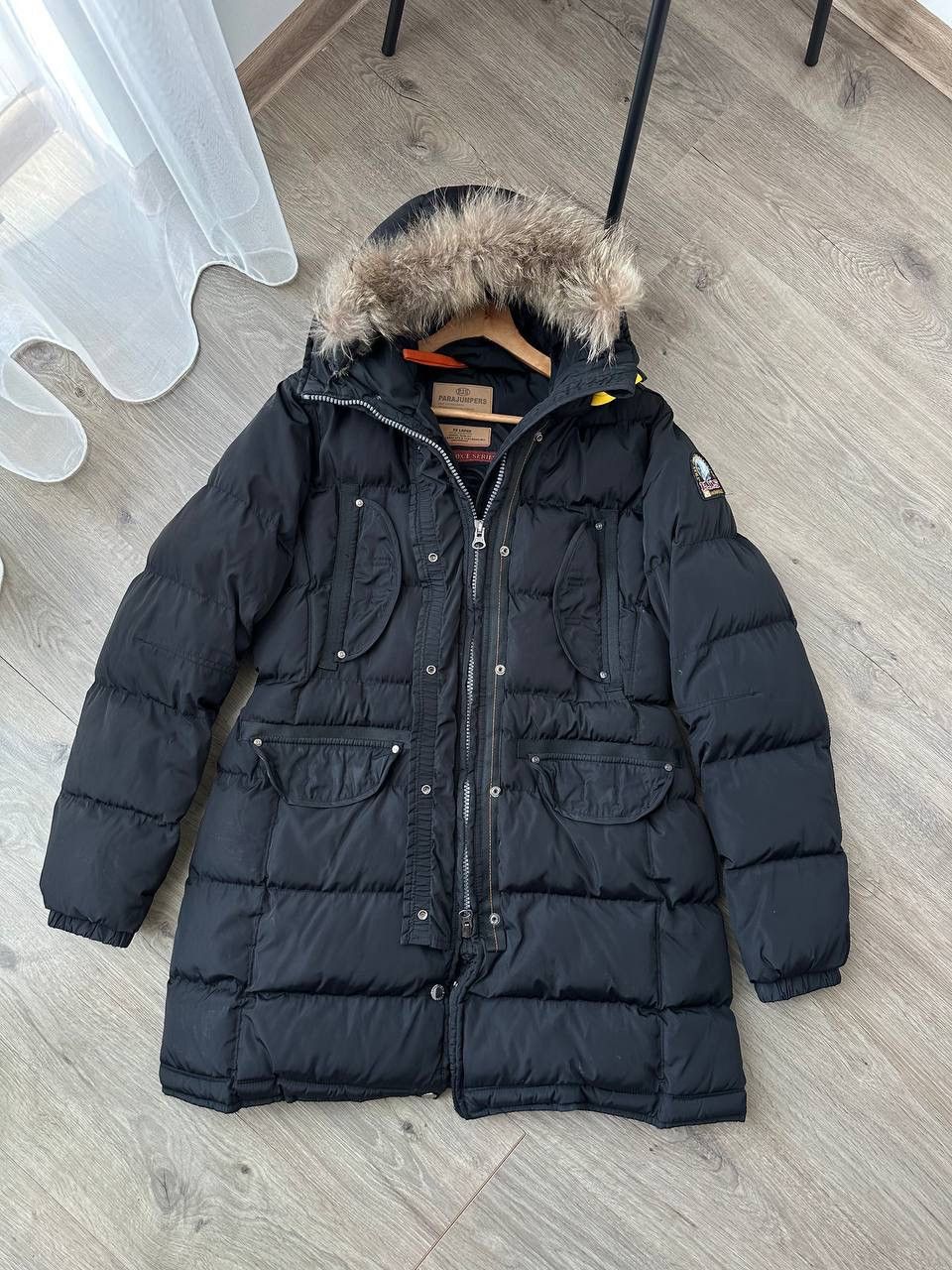 Parajumpers × Vintage Vintage Parajumpers Womens Black Parka Long Puffer Jacket Size XL / US 12-14 / IT 48-50 - 16 Thumbnail