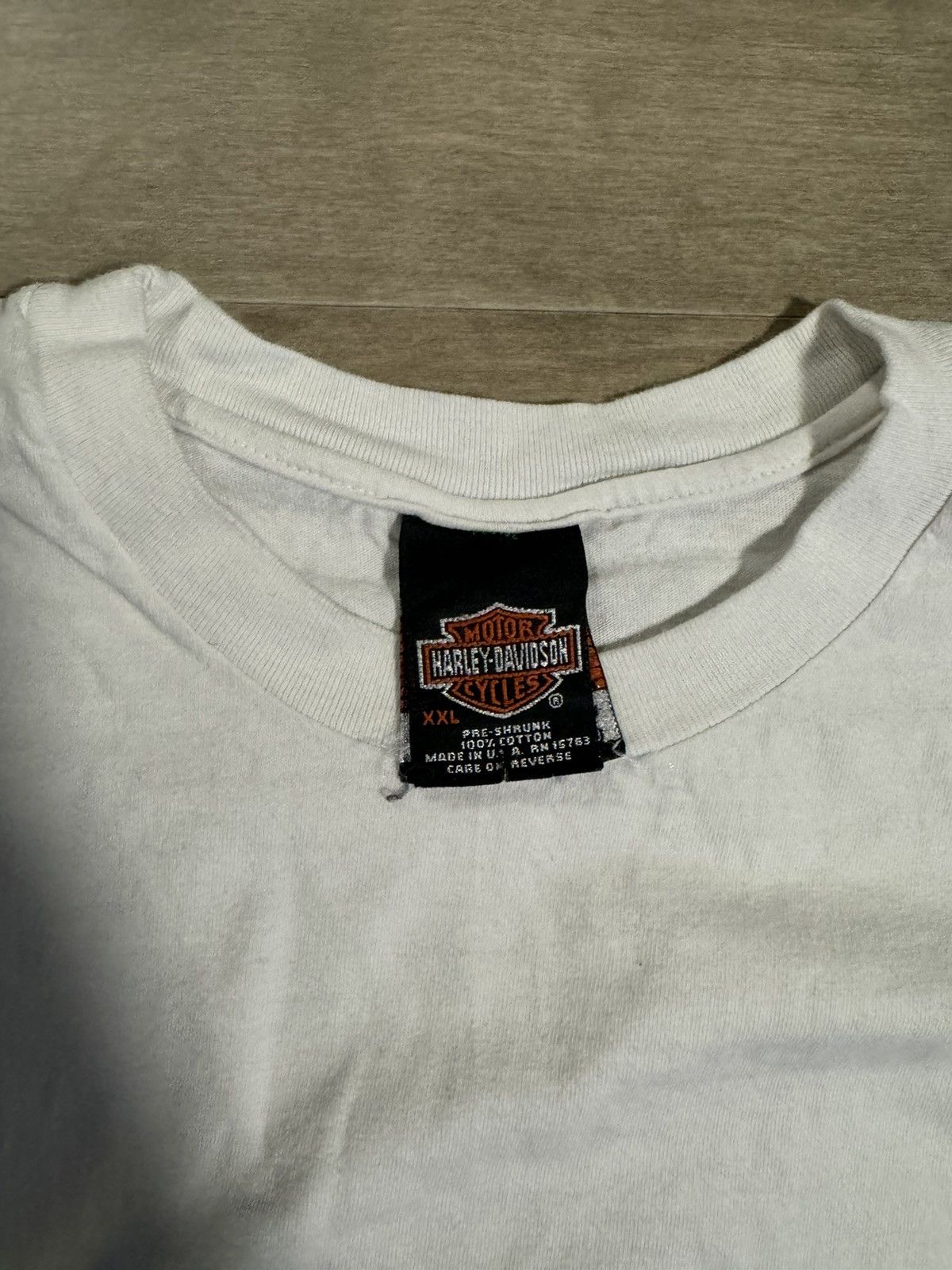 Harley Davidson × Vintage Vintage Harley Davidson T shirt! Size US XL / EU 56 / 4 - 3 Thumbnail