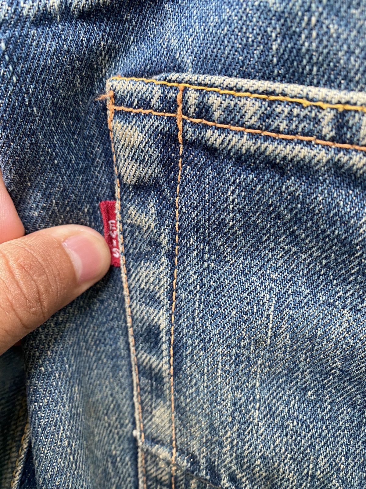 Japanese Brand × Vintage size 29x32.5 super rare EVIS redline vintage denime Size US 29 - 8 Thumbnail