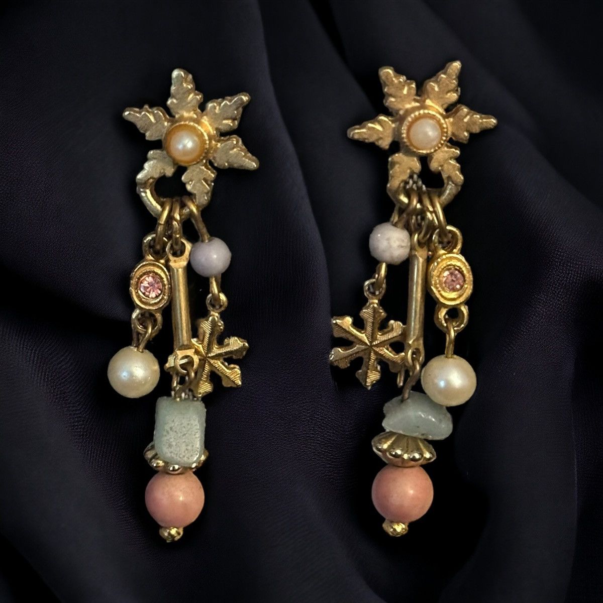 Other Snowflake dangle post earrings Size ONE SIZE - 1 Thumbnail