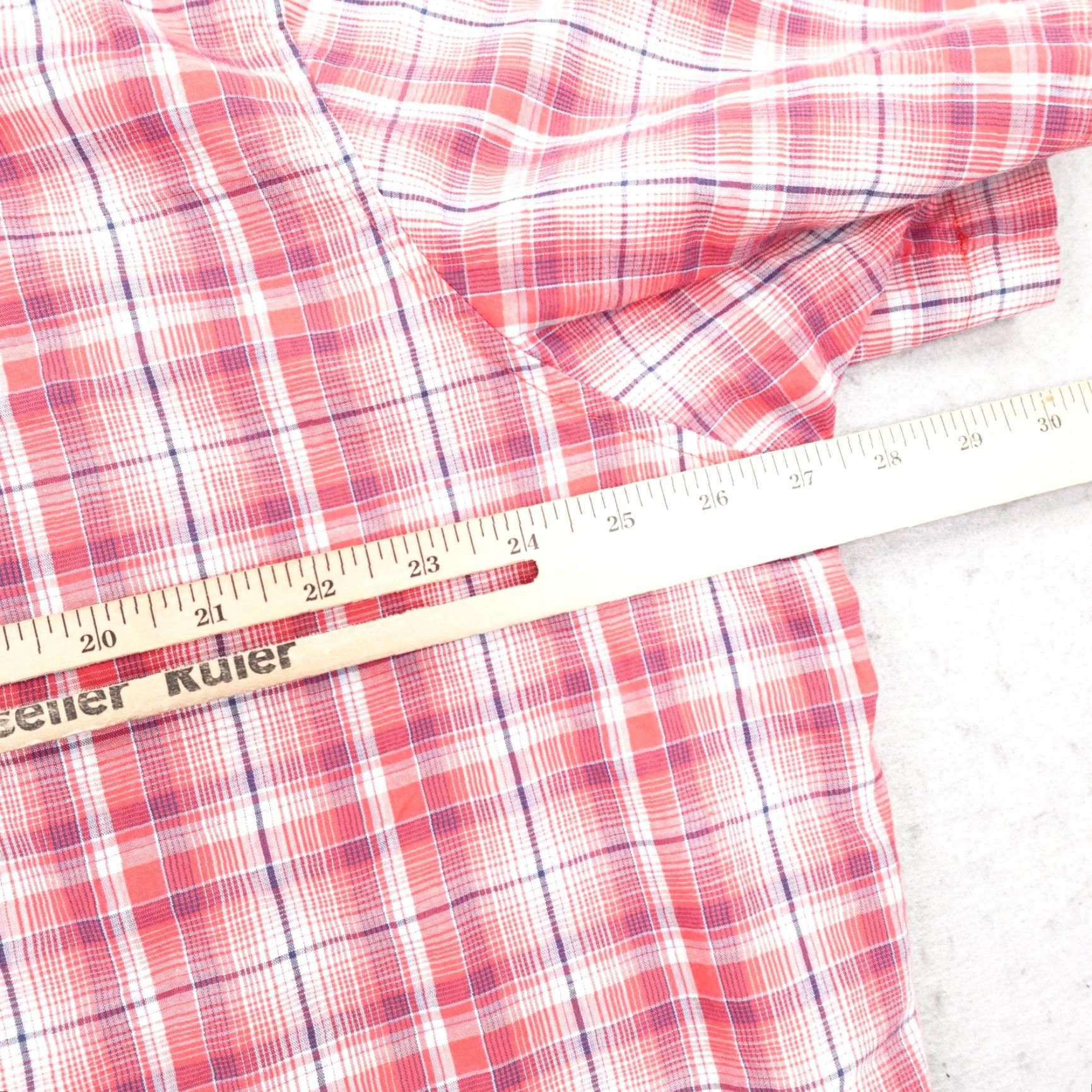 Wrangler Wrangler Shirt Mens 2XL Red Plaid Western Pearl Snap Frontier Rodeo Ranch Cowboy Shirt Size US XXL / EU 58 / 5 - 4 Thumbnail