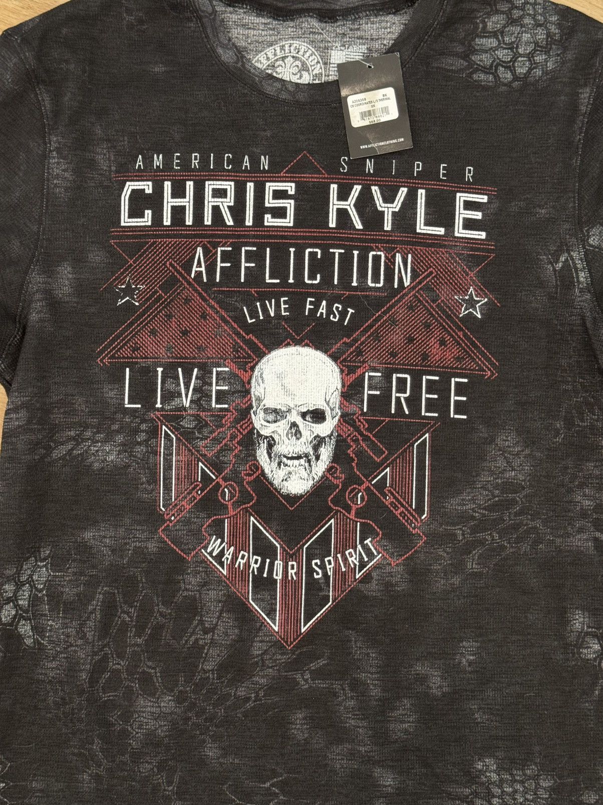 Affliction NWT Chris Kyle Affliction Men's Shirt Size US XXL / EU 58 / 5 - 2 Thumbnail