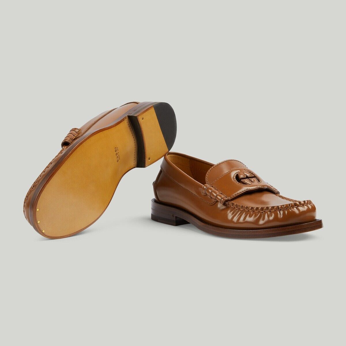 Gucci o1s1wg110225 Women Loafers With Horsebit in Brown Size US 10.5 / IT 40.5 - 5 Thumbnail