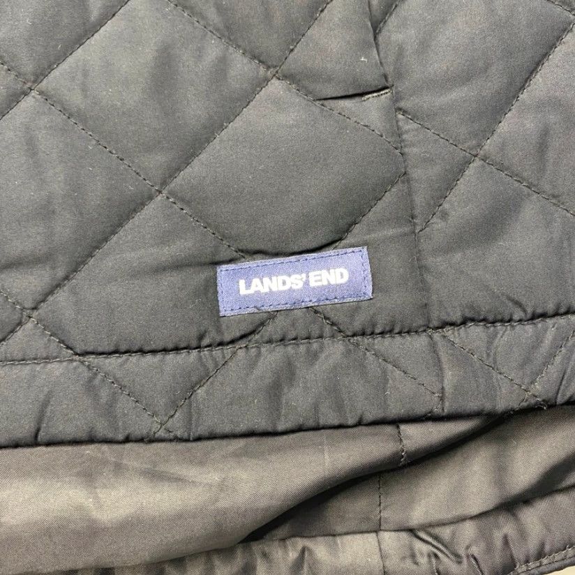 Lands' End Lands End Hooded Jacket Mens XL Black Packable Quilted Lightweight 8139 Size US XL / EU 56 / 4 - 3 Thumbnail
