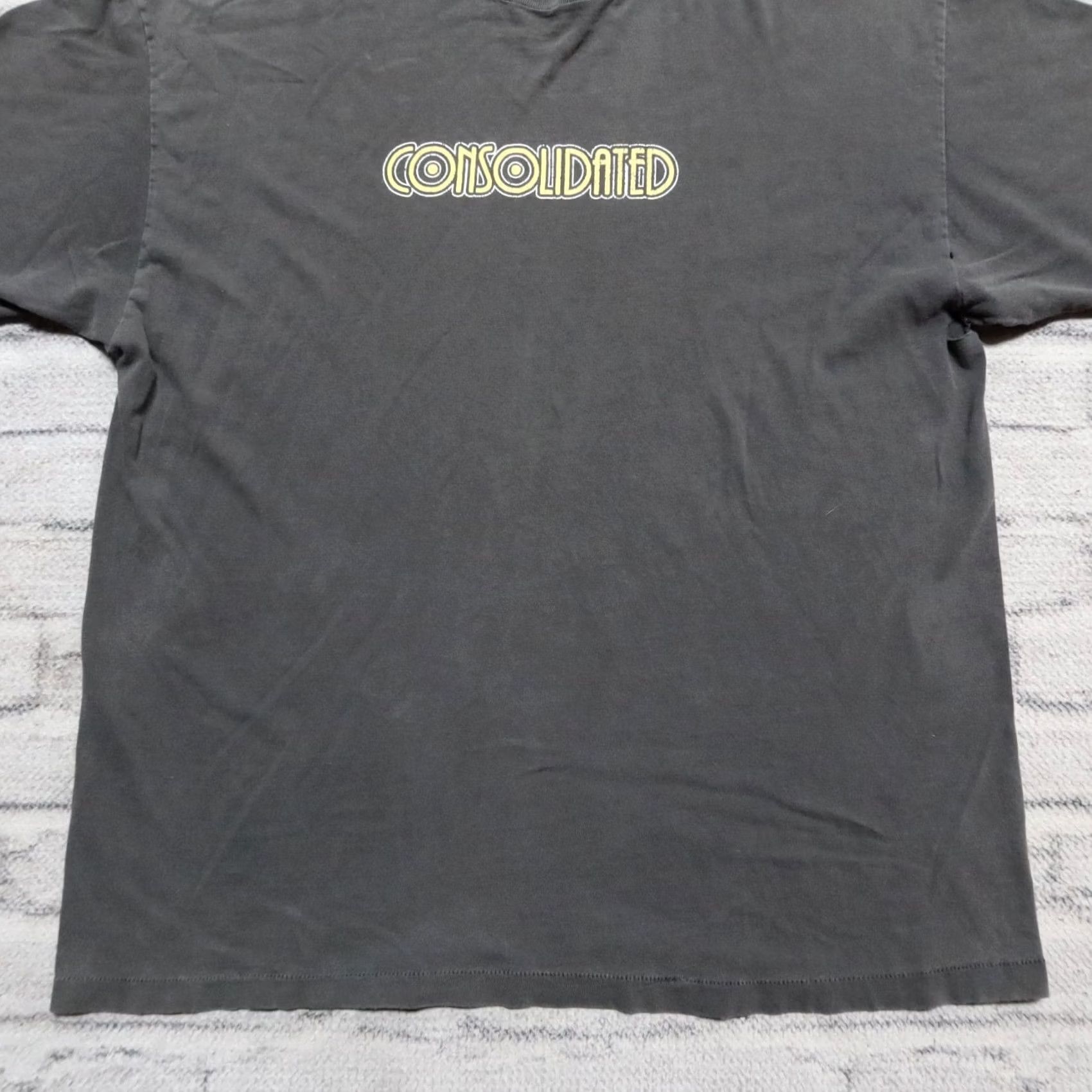 Vintage VINTAGE Consolidated Skateboards Shirt XL Grey Logo 90s Mens (Adults) Size US XL / EU 56 / 4 - 3 Thumbnail