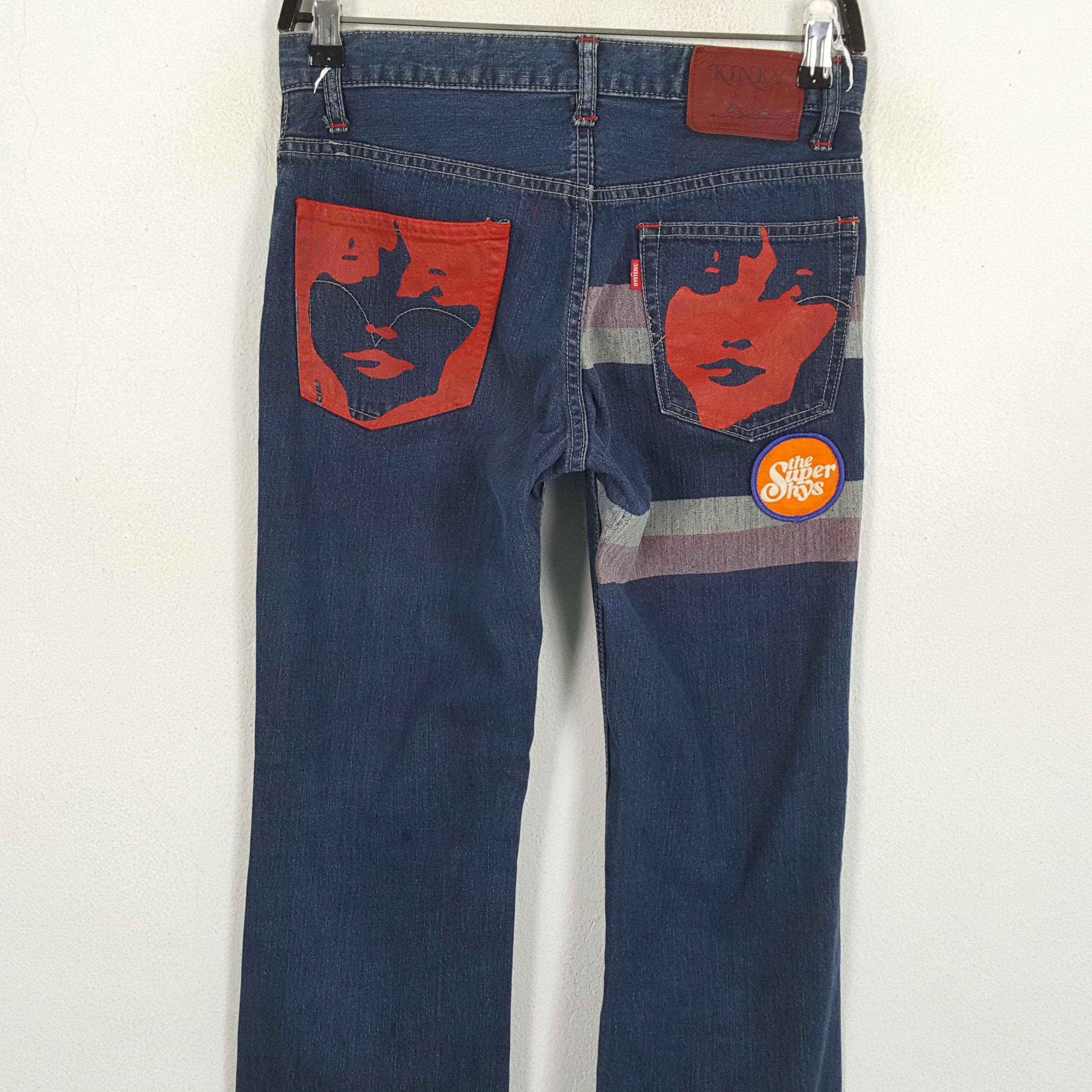 Hysteric Glamour × Japanese Brand × Vintage HYSTERIC GLAMOUR Japanese Brand Streetwear Custom Art Jeans Size US 28 / EU 44 - 2 Thumbnail
