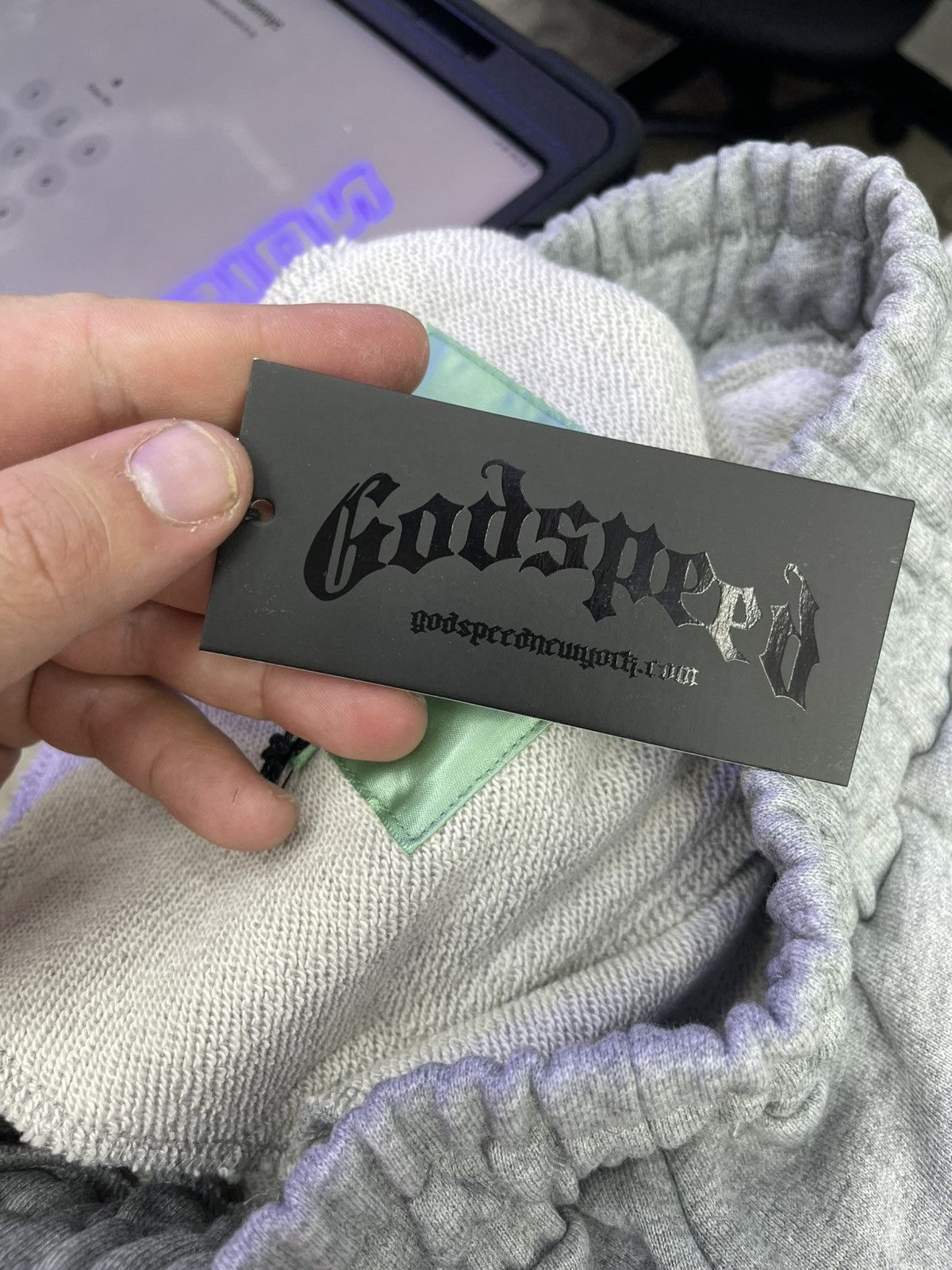 Godspeed Godspeed og logo Sweatsuit Grey Size US 26 / EU 42 - 12 Thumbnail