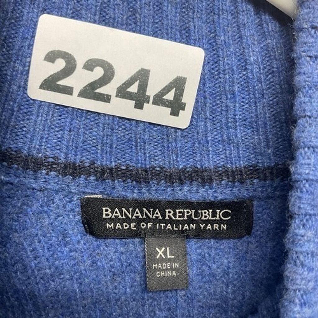 Banana Republic Banana Republic Italian Yarn 1/4Button Sweater Women Size XL Size XL / US 12-14 / IT 48-50 - 2 Thumbnail