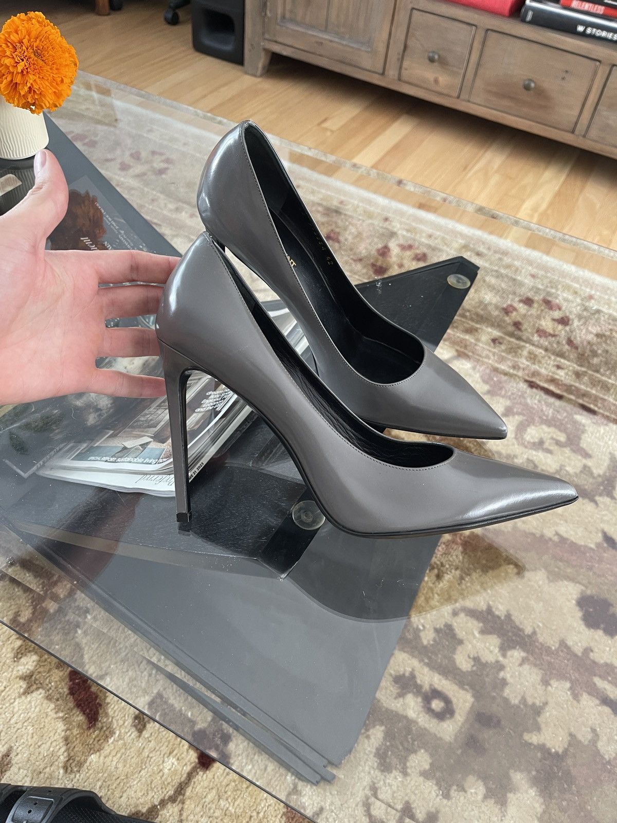 Yves Saint Laurent Grey heel pumps Size US 12 / IT 42 - 1 Thumbnail