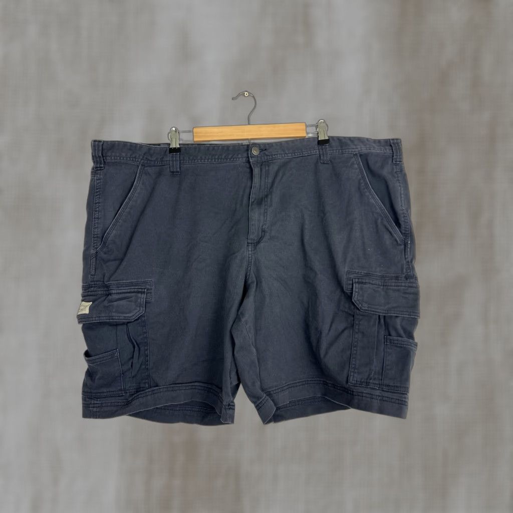 Vintage Red Head Mens 50 Navy Blue Cargo Shorts Cotton Outdoor Big & Tall 50x9 Men Size US 34 / EU 50 - 1 Thumbnail