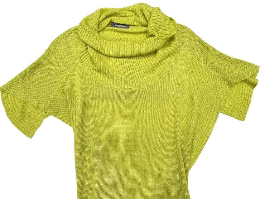 Issey Miyake Vtg Issey Miyake Open Back Cowl Neck Knit Tunic Dress Size US M / EU 48-50 / 2 - 4 Thumbnail