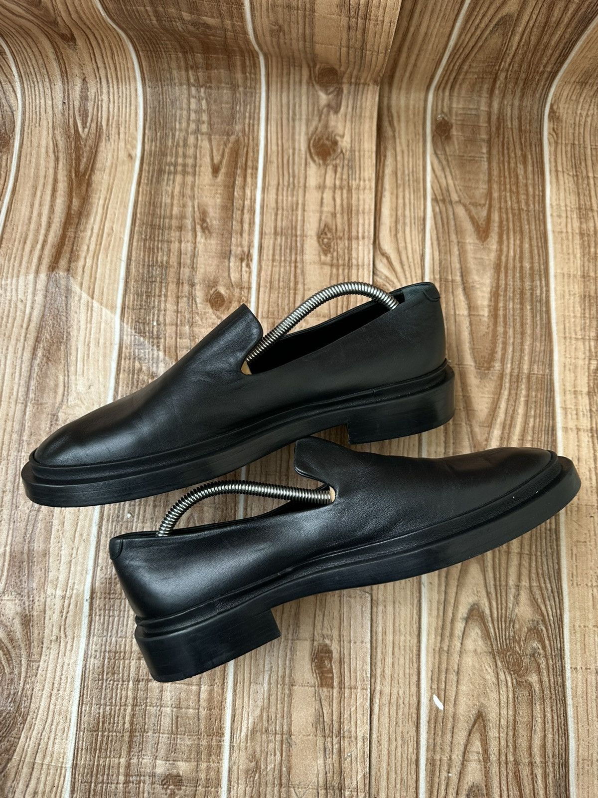 Jil Sander Jil Sander Flat Leather Black Loafer Size US 7 / EU 40 - 13 Thumbnail
