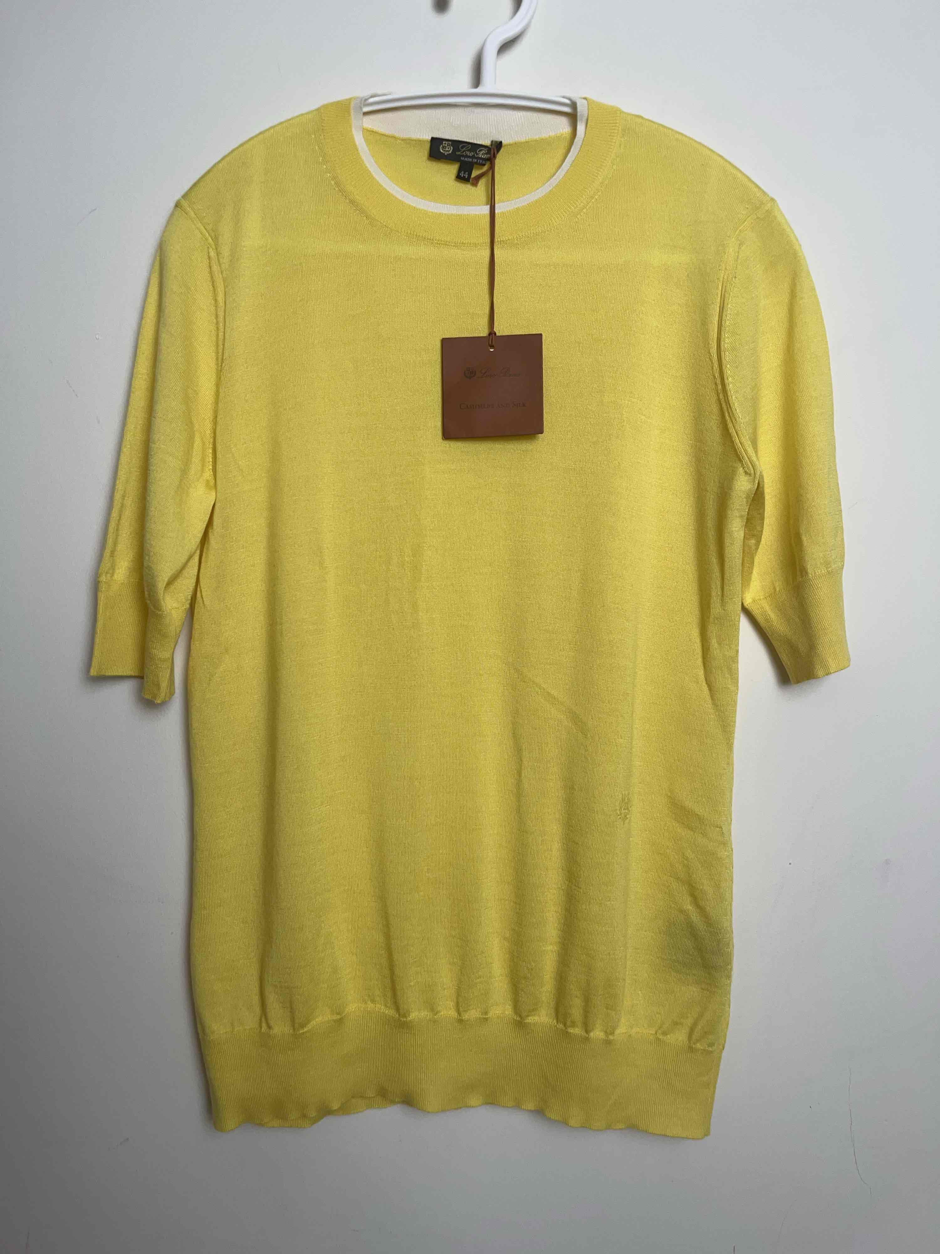 Loro Piana Loro Piana Cashmere Silk Short Sleeve Sweater Size S Size US S / EU 44-46 / 1 - 1 Thumbnail