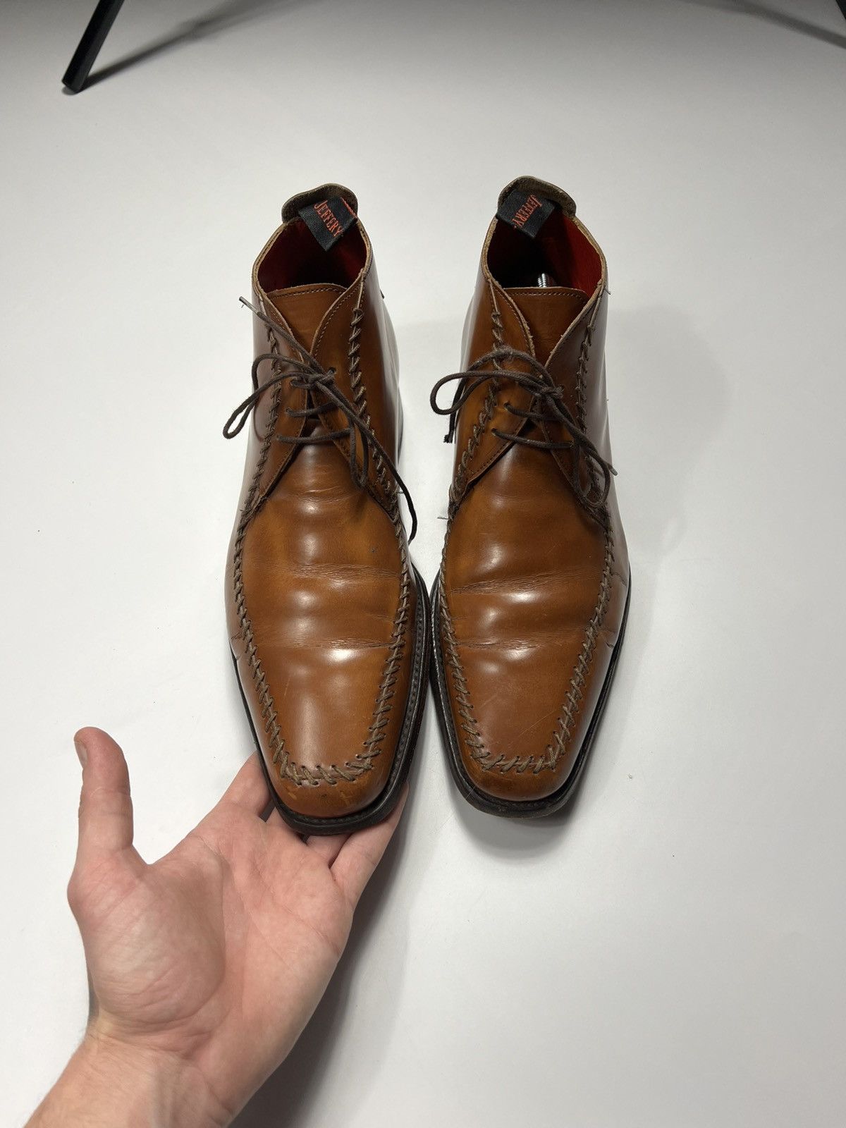 Jeffery West Rare Vintage Jeffery West Cowboy Leather Shoes Boots Size US 9.5 / EU 42-43 - 4 Thumbnail
