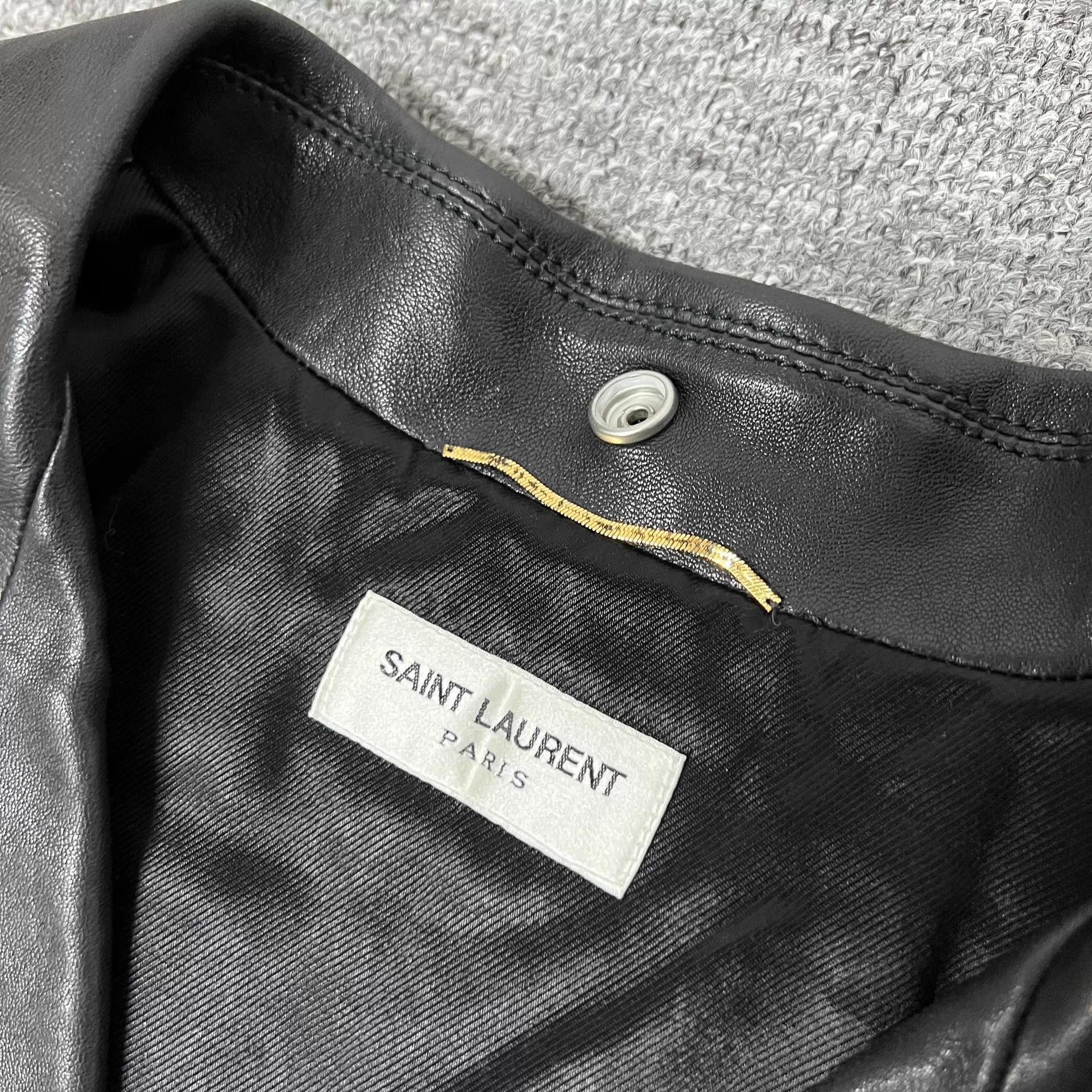 Saint Laurent Paris SLP 2-in-1 Leather Biker & Fox Fur Vest 36 Size XS / US 0-2 / IT 36-38 - 6 Thumbnail