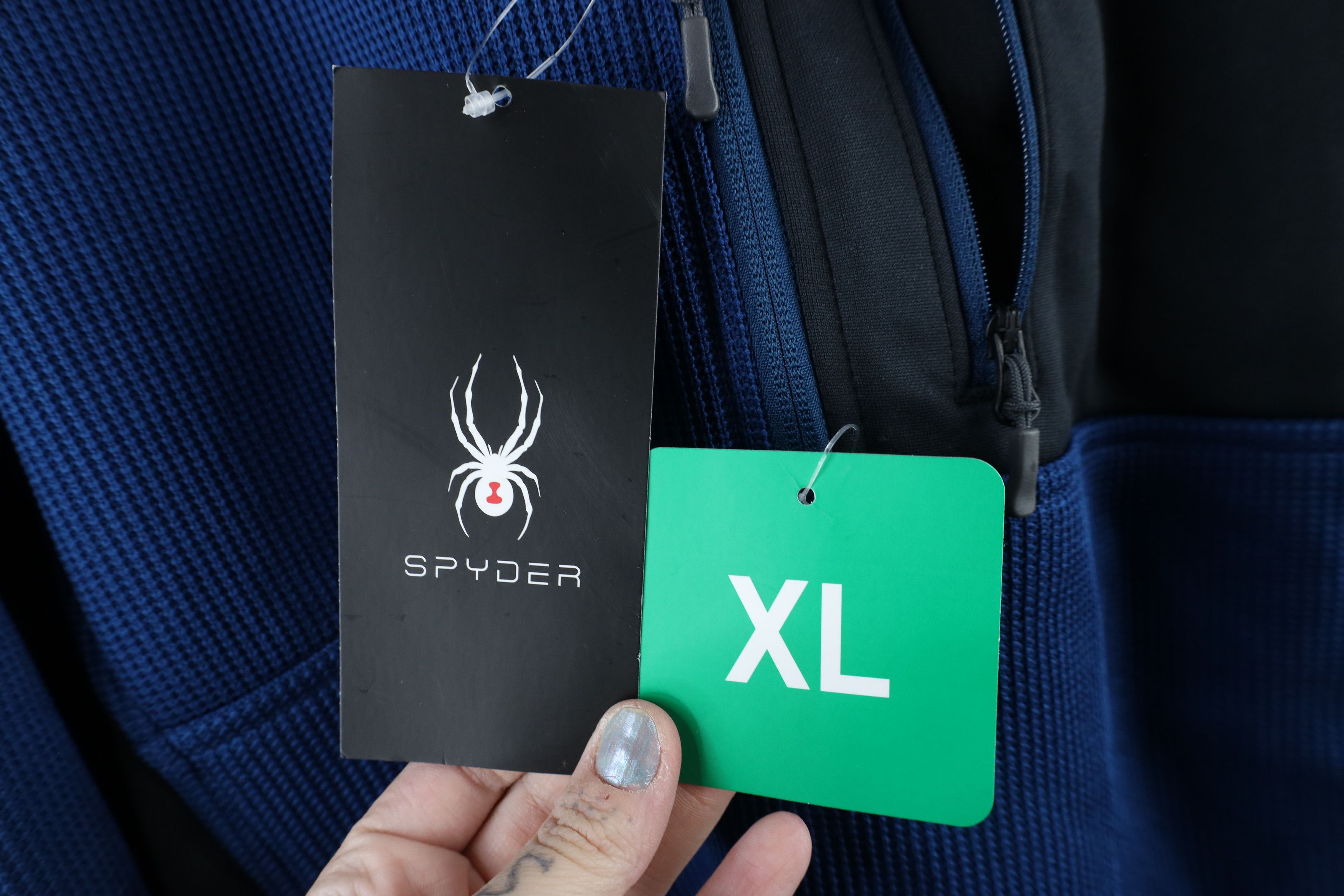 Spyder × Vintage New Spyder Gait Ribbed Knit Half Zip Pullover Sweater Jacket Size US XL / EU 56 / 4 - 6 Thumbnail