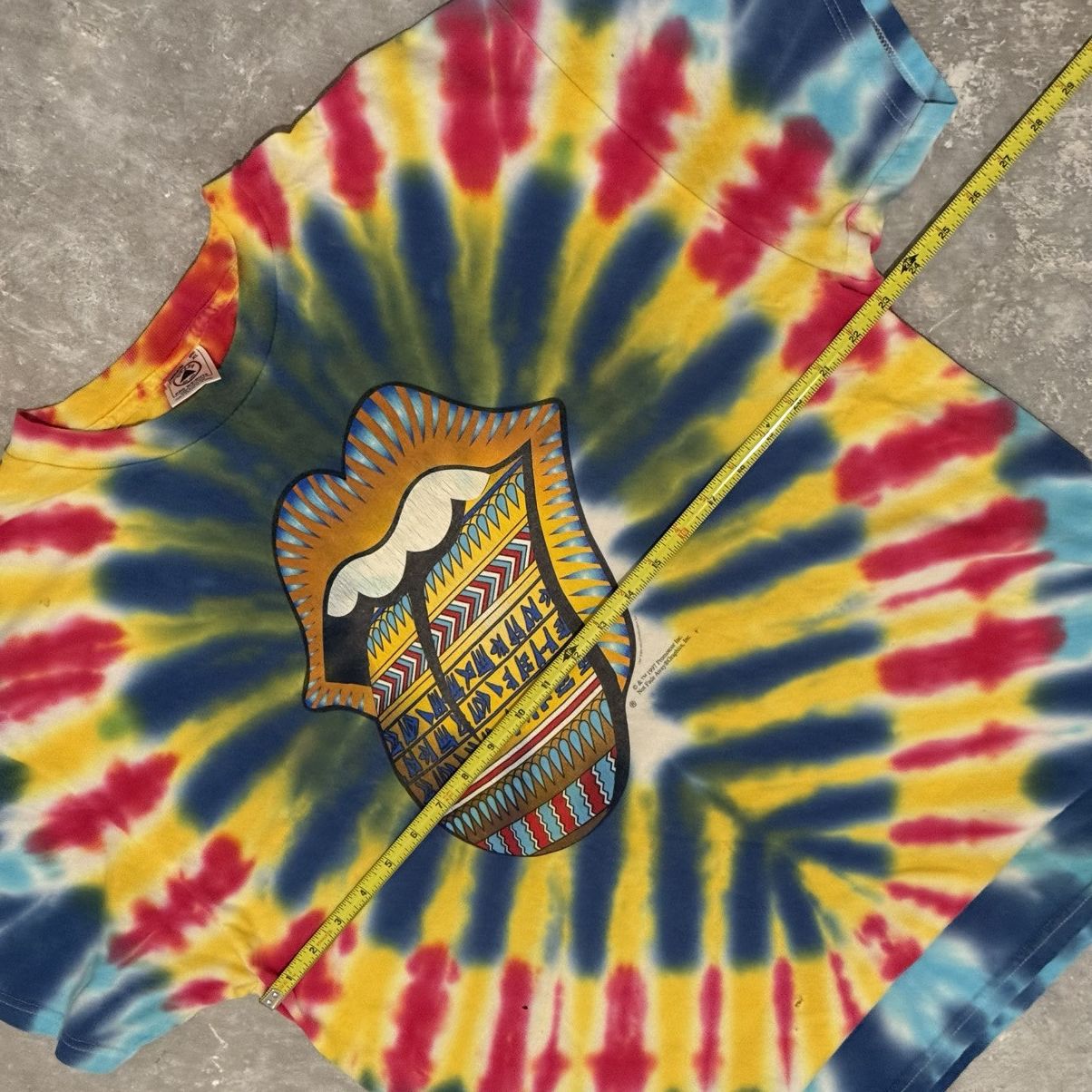 The Rolling Stones 1997 The Rolling Stones tie-dye bandtee Size US XL / EU 56 / 4 - 5 Thumbnail