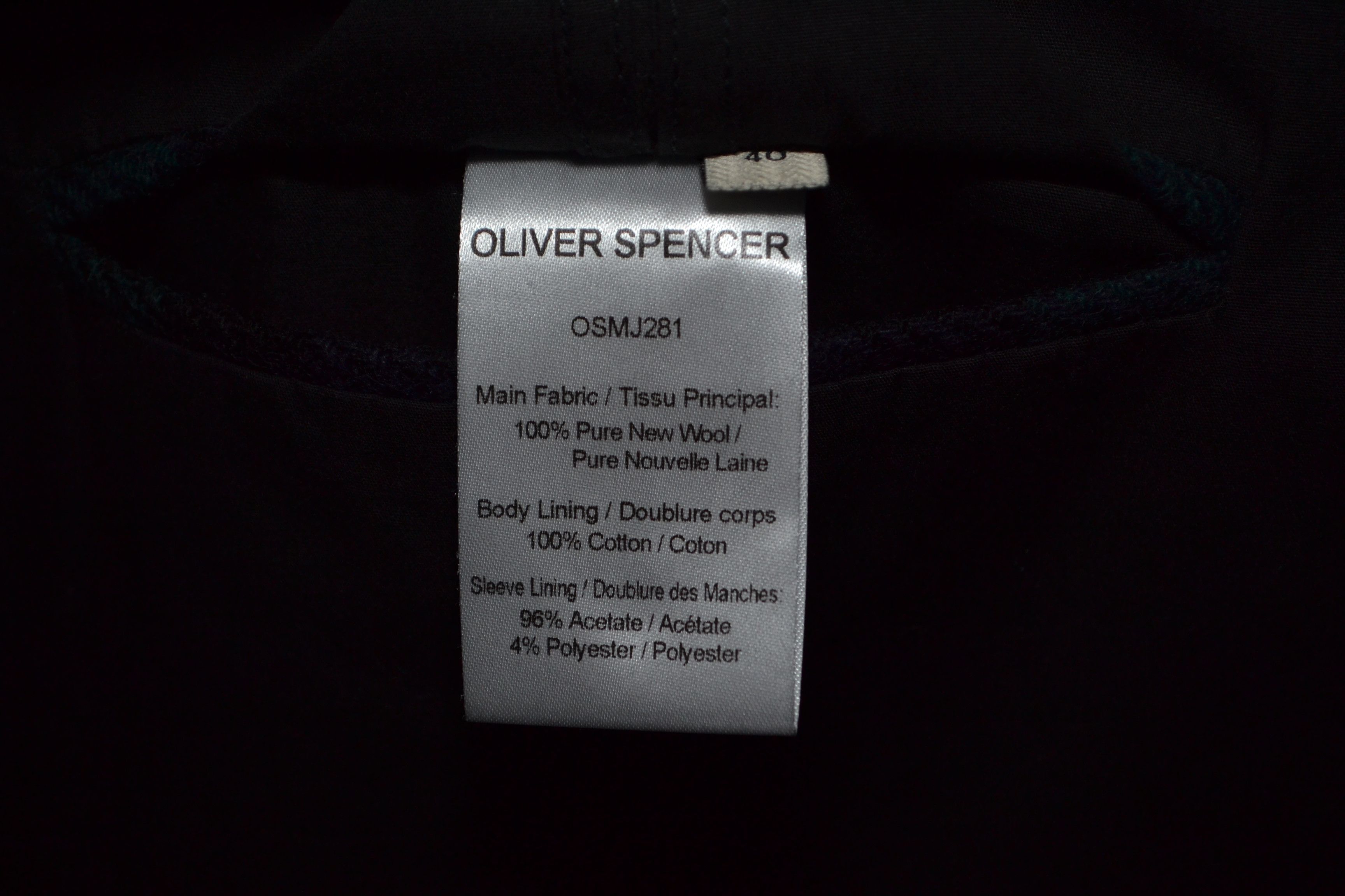 Oliver Spencer Oliver Spencer Woolen 40 size Plaid High Neck Jacket Size US L / EU 52-54 / 3 - 16 Thumbnail