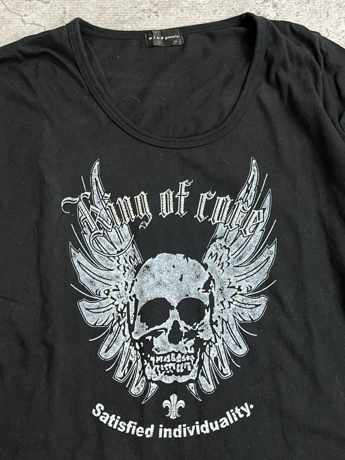 If Six Was Nine Mind Games Skull Wings Studded Longsleeve Size US XL / EU 56 / 4 - 2 Thumbnail
