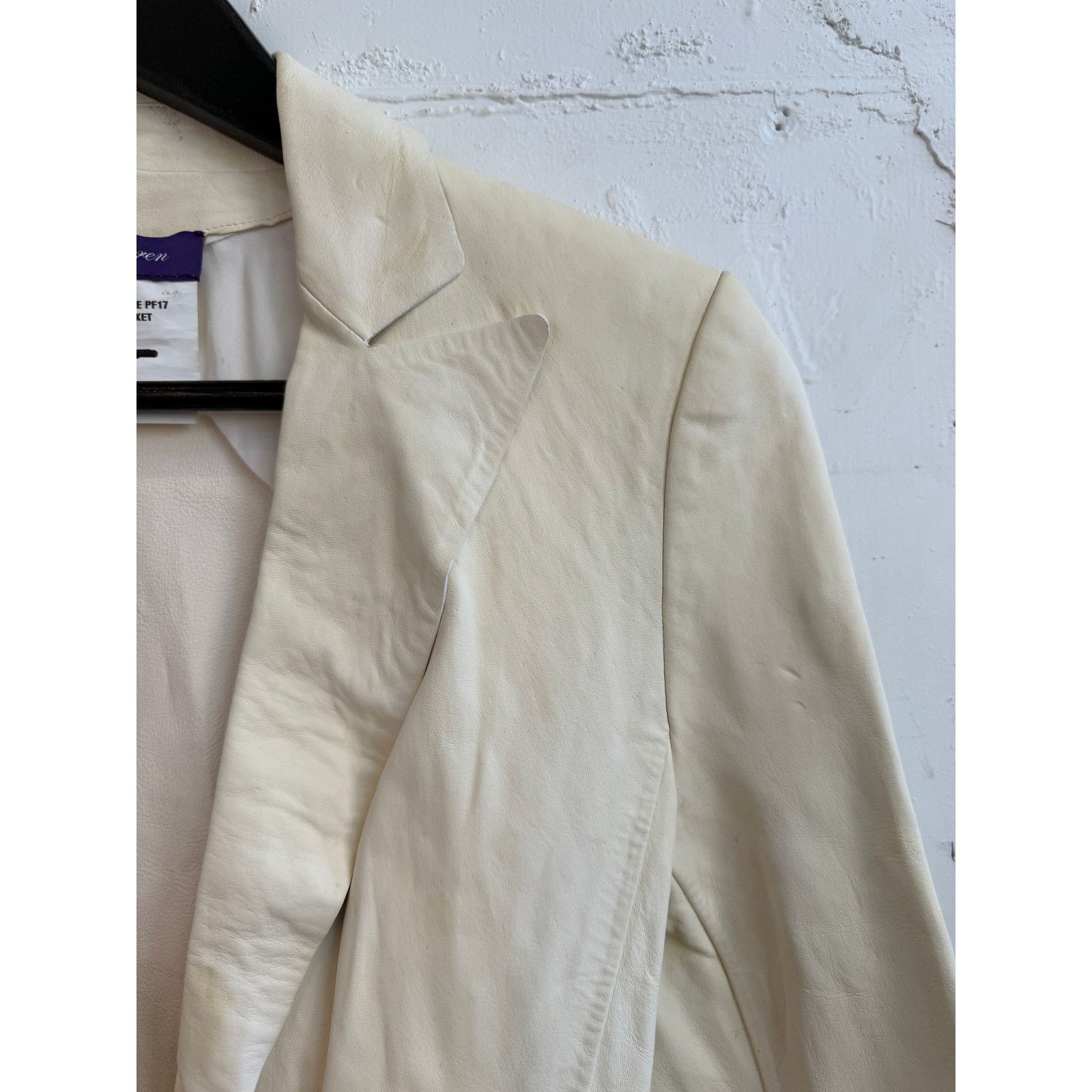 Ralph Lauren Purple Label Ralph Lauren Purple Label Sample Leather Belinda Jacket Size S / US 4 / IT 40 - 5 Thumbnail