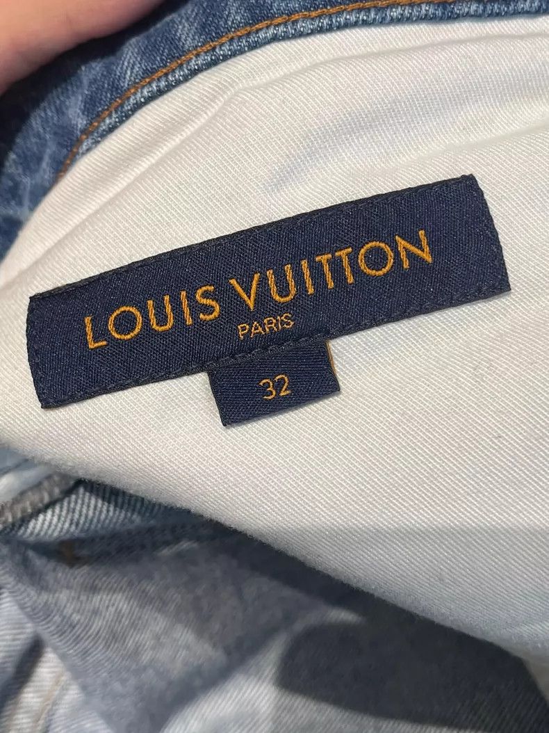 Louis Vuitton Louis Vuitton Blue full-print jeans 2505-Nextarrow Size US 32 / EU 48 - 8 Thumbnail
