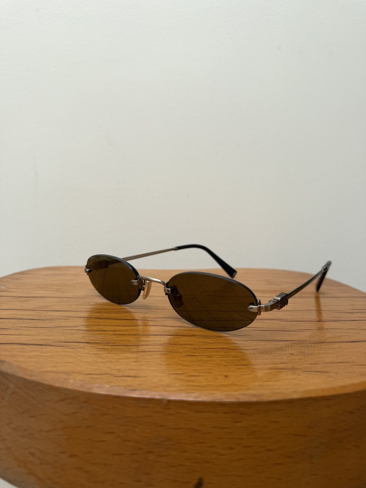 Miu Miu MIU MIU Logo Sunglasses Size ONE SIZE - 3 Thumbnail