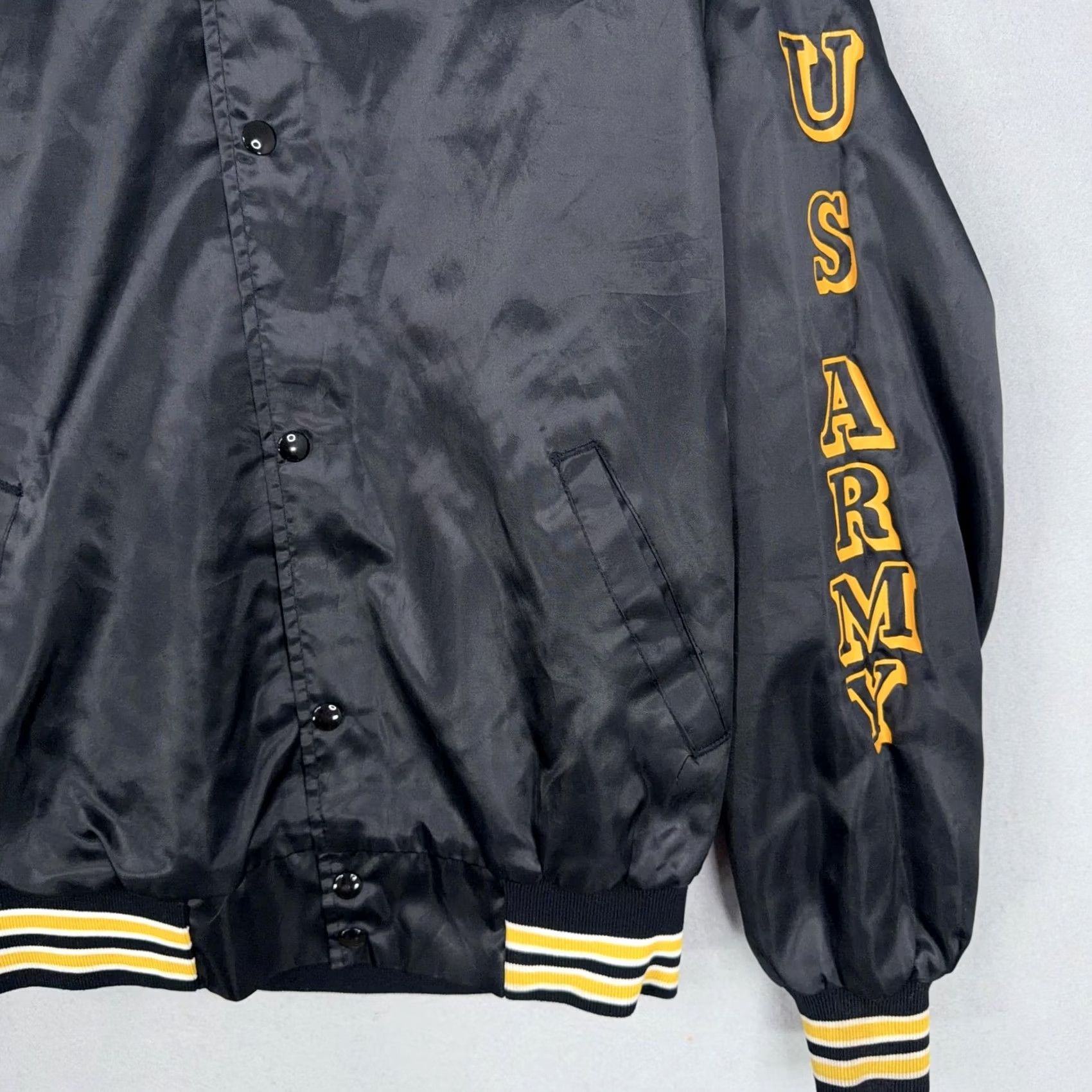 Vintage VINTAGE Westark US Army Jacket Mens Medium Black Satin Varsity 80s 90s Bomber Size US M / EU 48-50 / 2 - 5 Thumbnail