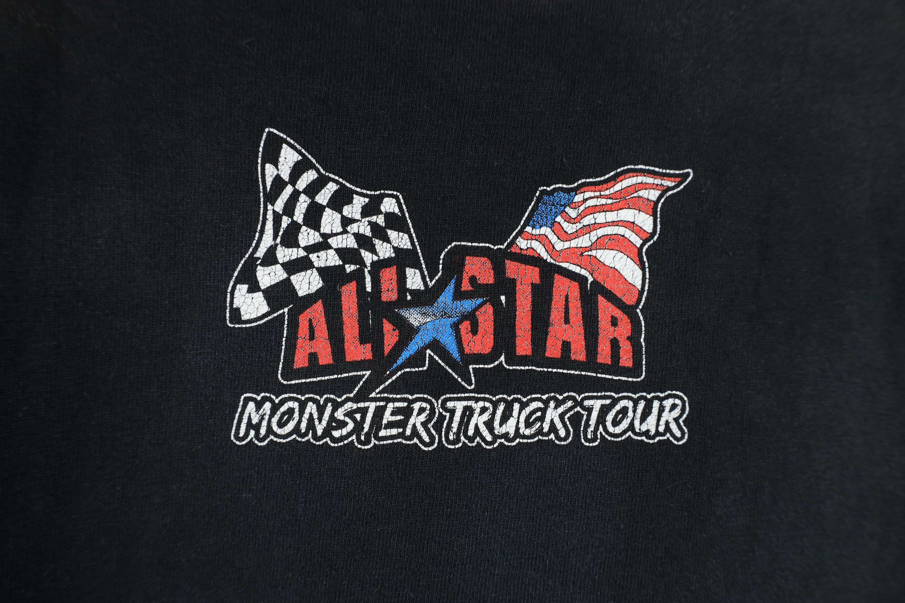 Vintage Y2K Streetwear All Star Monster Truck Tour T-Shirt Black Size US L / EU 52-54 / 3 - 13 Thumbnail