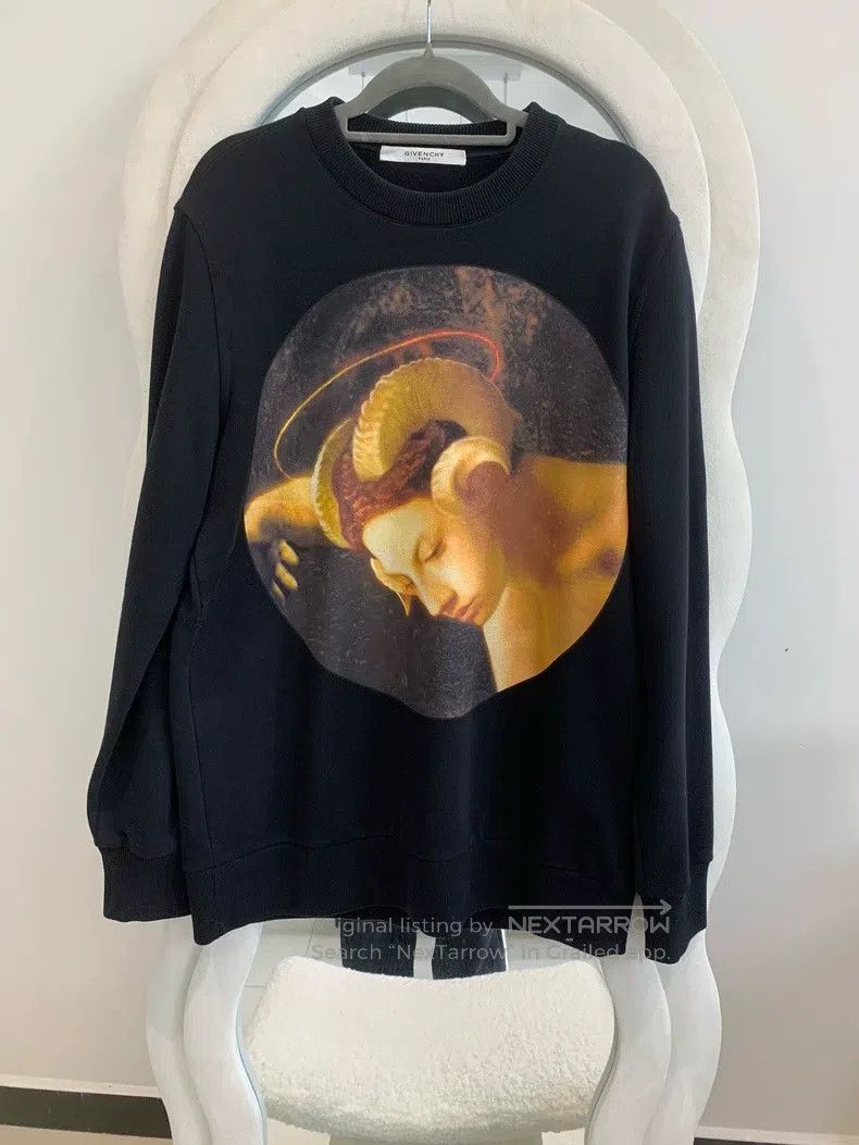 Givenchy Givenchy Black Horned Virgin Mary Hoodie Size US XS / EU 42 / 0 - 2 Thumbnail